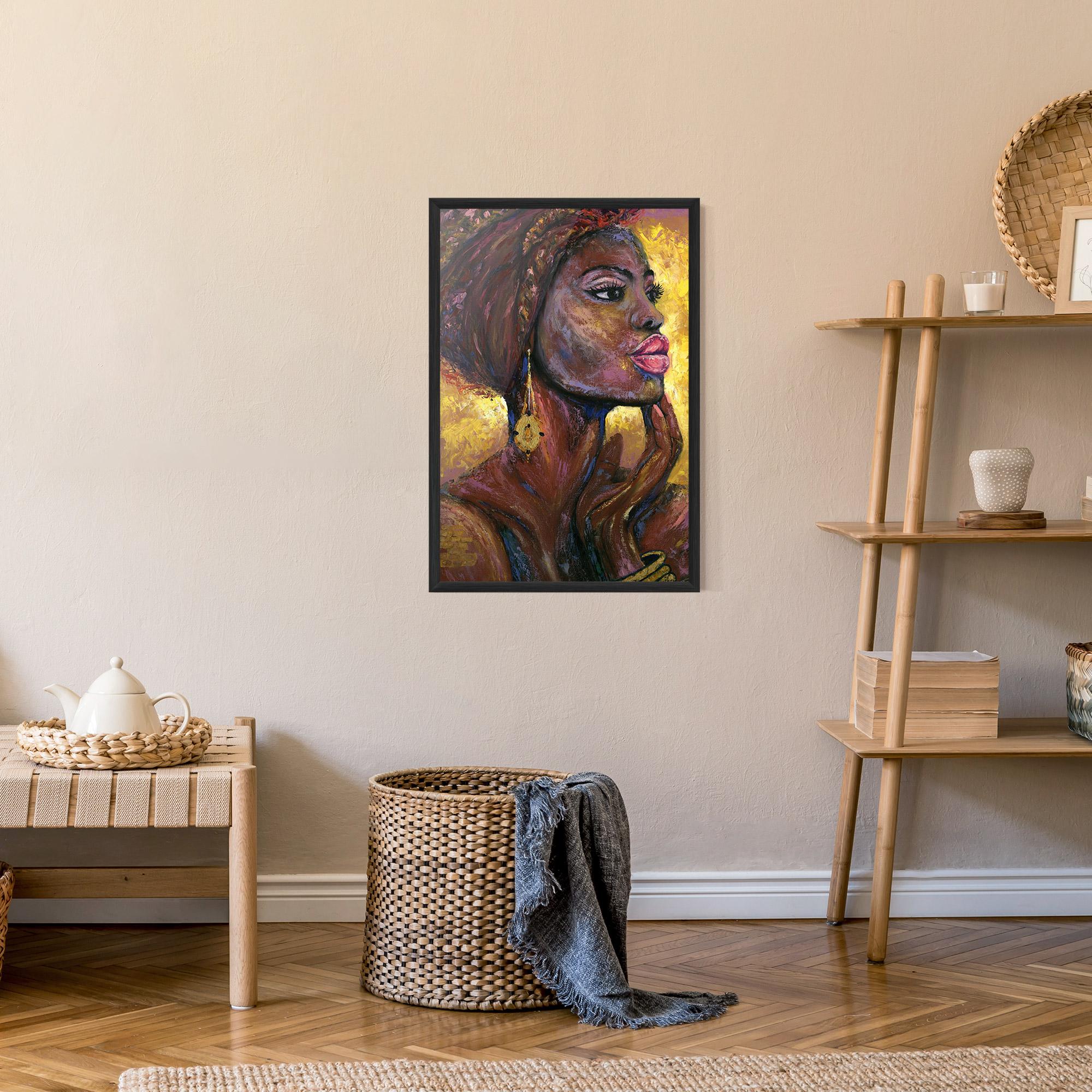 Poster Înrămat African Women mockup 9