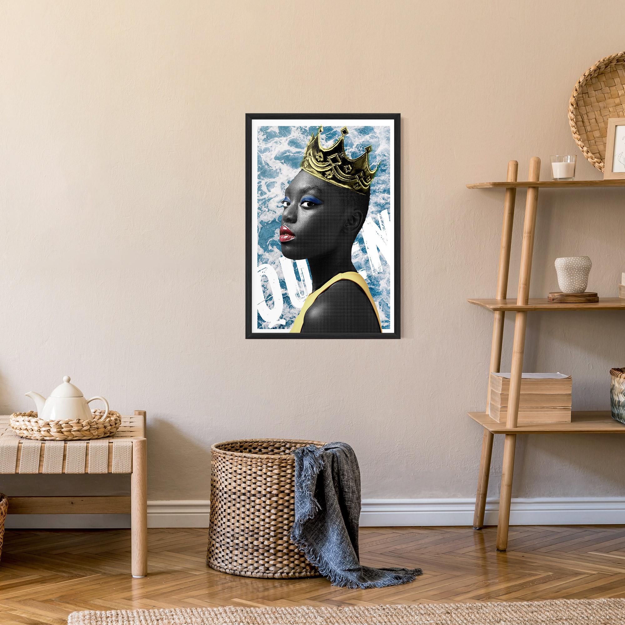 Poster Înrămat American Woman Crown mockup 9