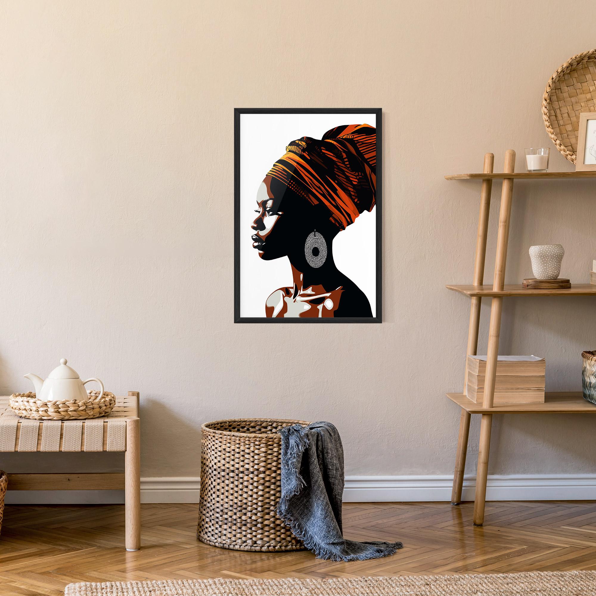 Poster Înrămat Black Pretty Woman mockup 9