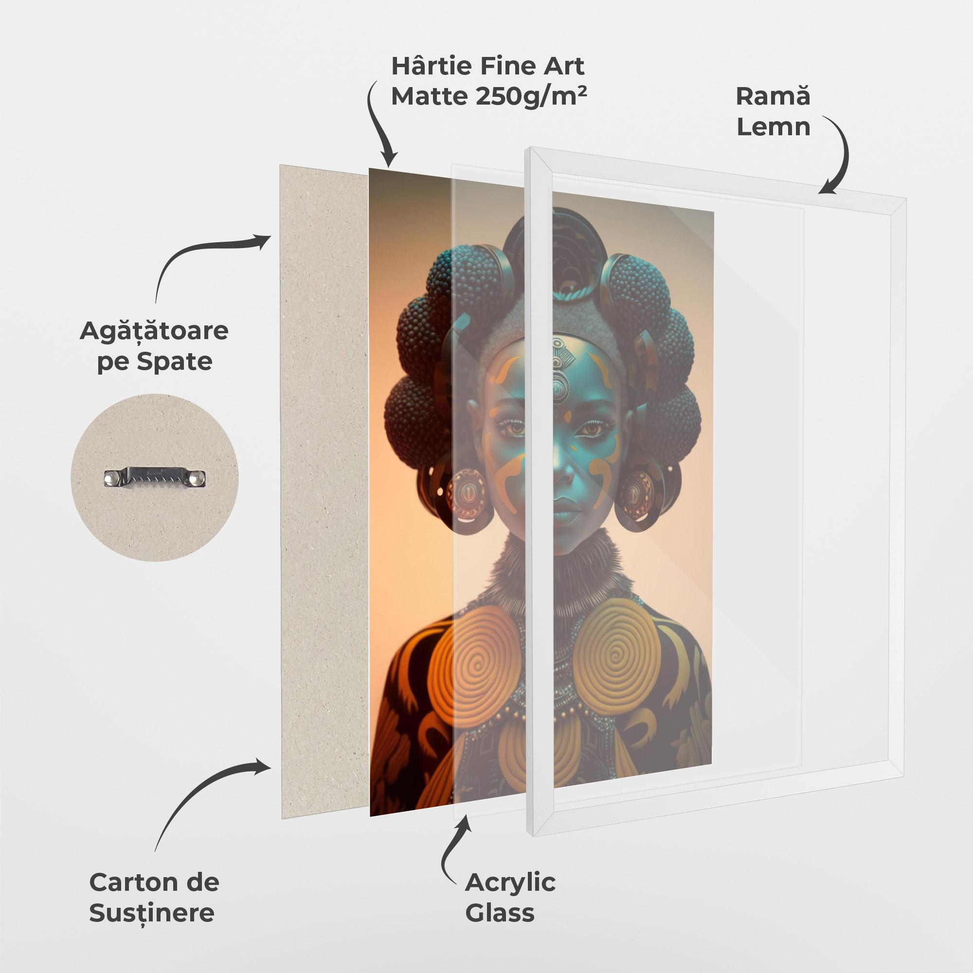 Poster Înrămat Extravagant Clothing mockup 1