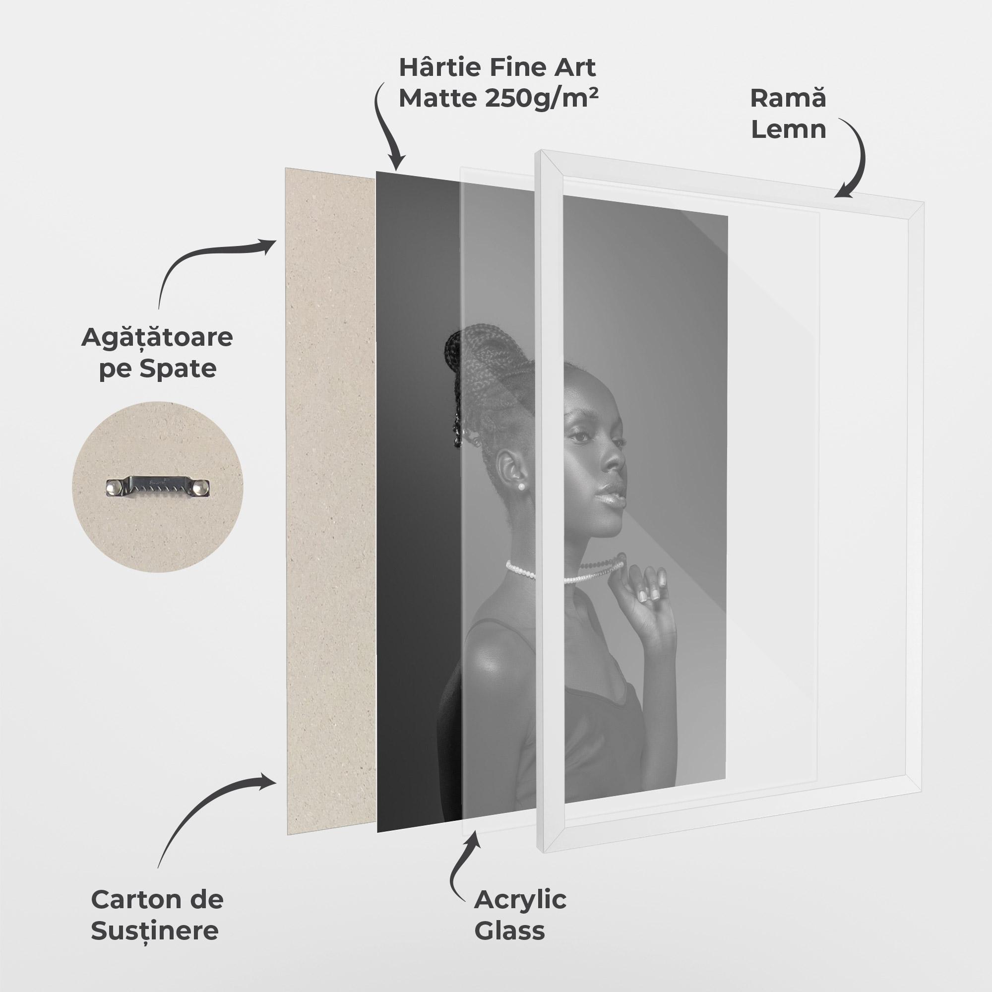 Poster Înrămat Hollywood Glamour Style mockup 1