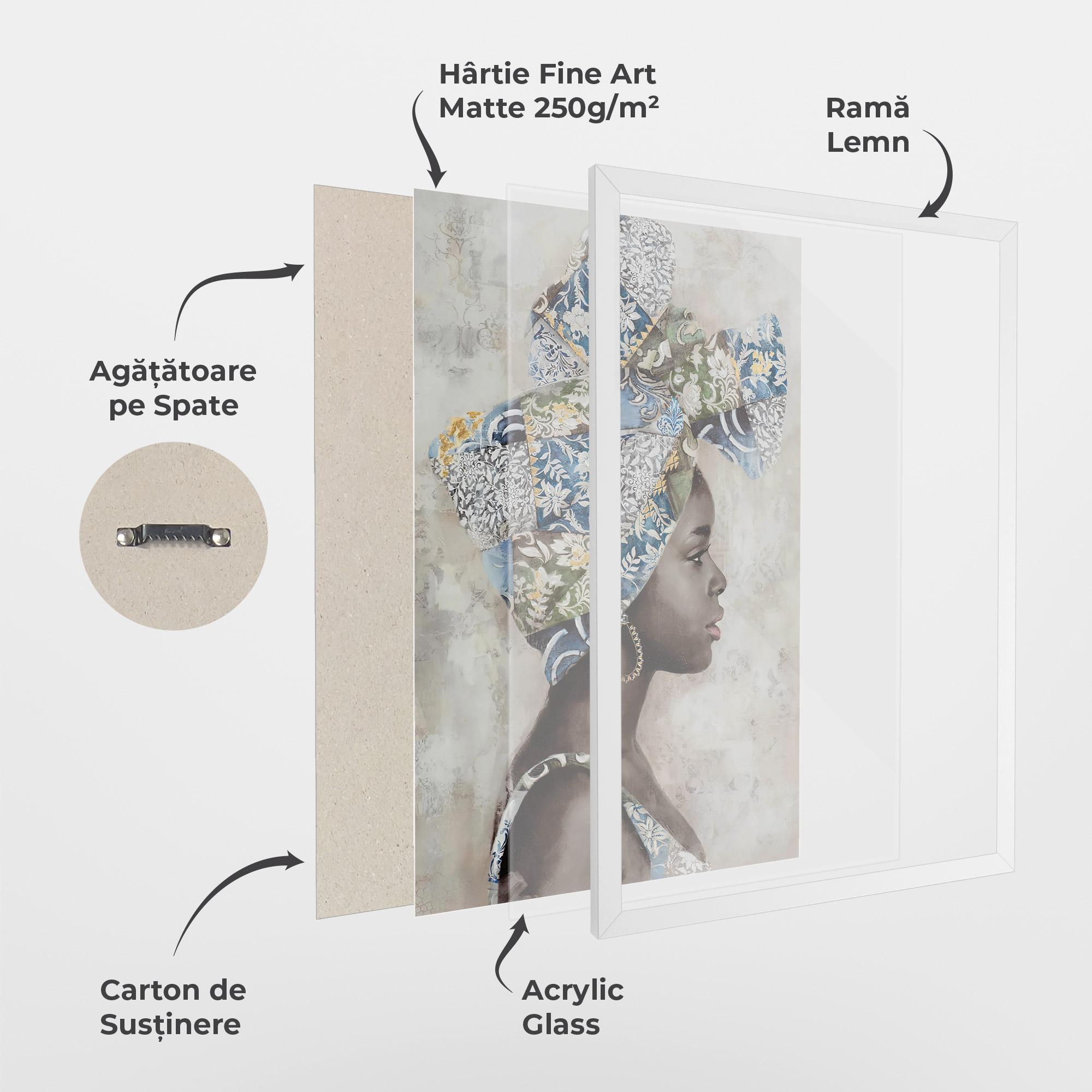 Poster Înrămat Taraji mockup 1