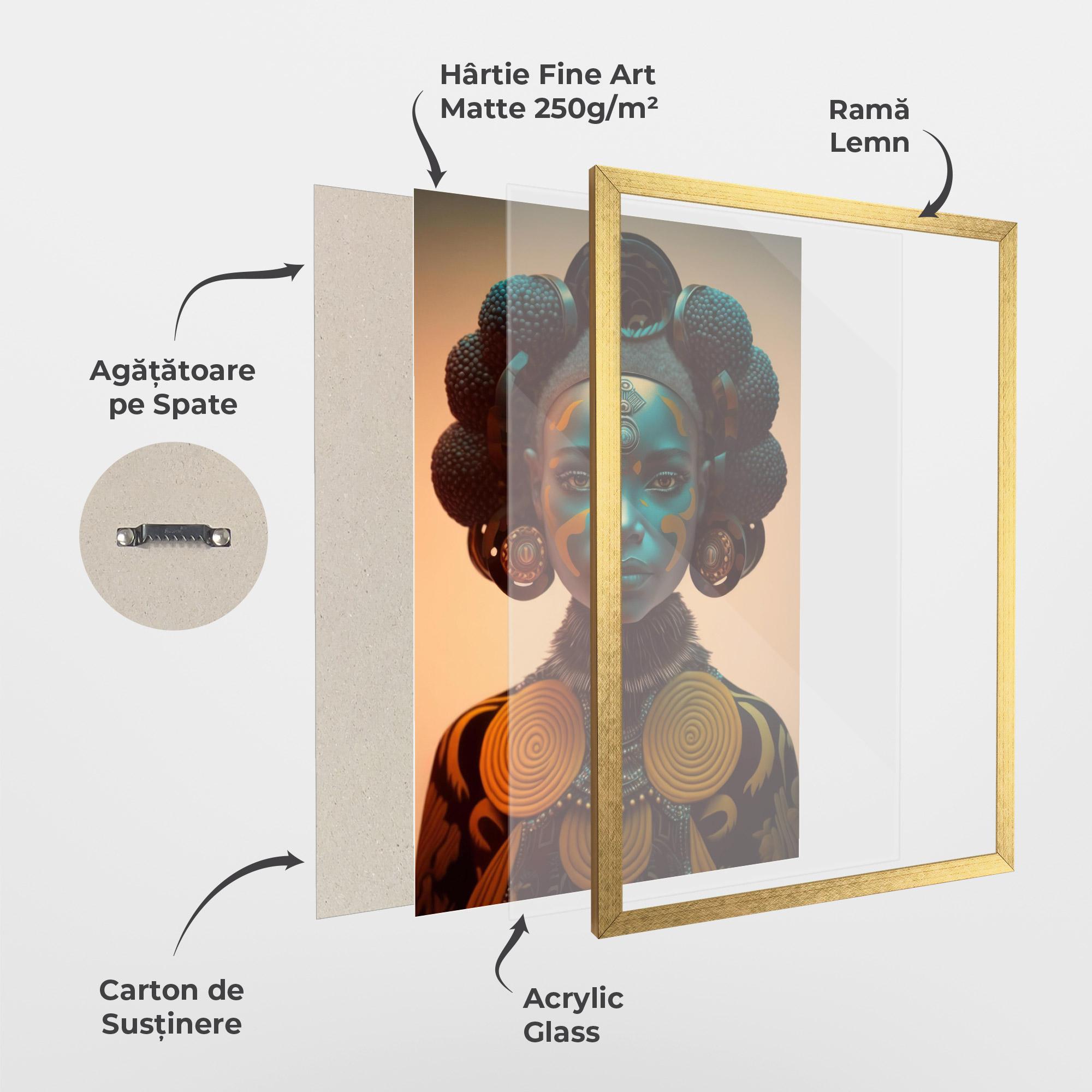 Poster Înrămat Extravagant Clothing mockup 1