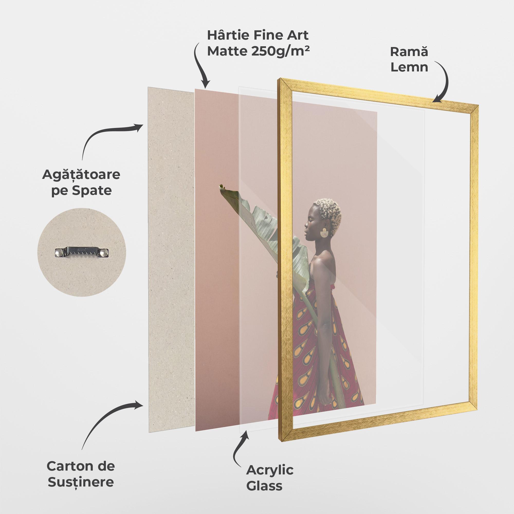 Poster Înrămat Outdoors Fashion mockup 1