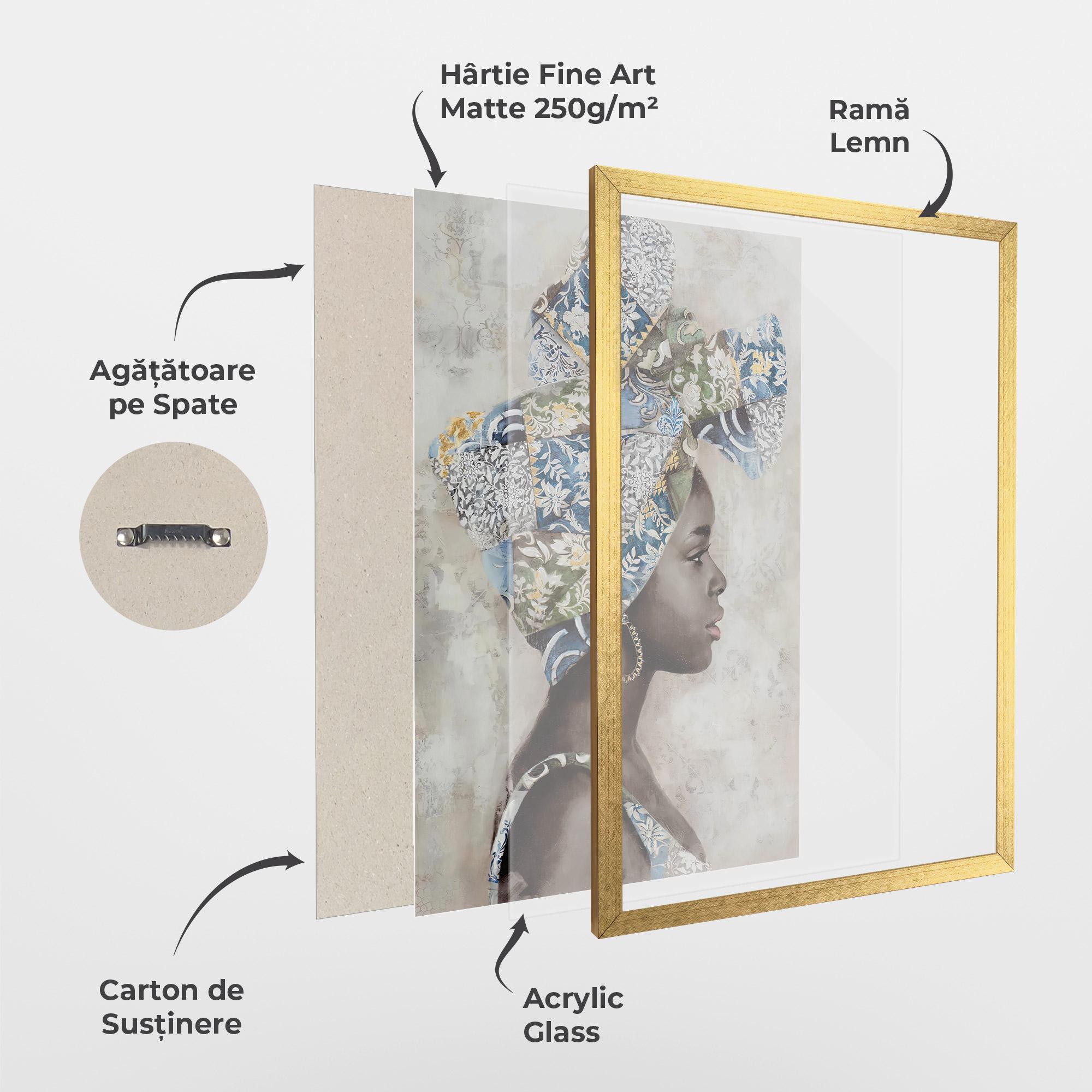 Poster Înrămat Taraji mockup 1