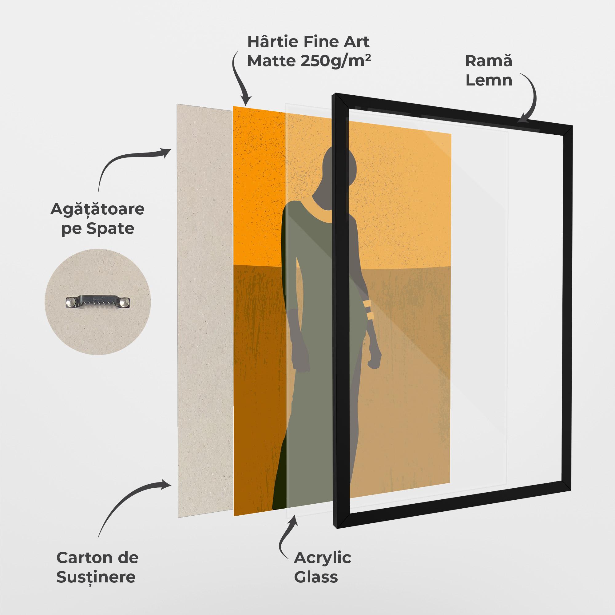 Poster Înrămat African Dress mockup 1