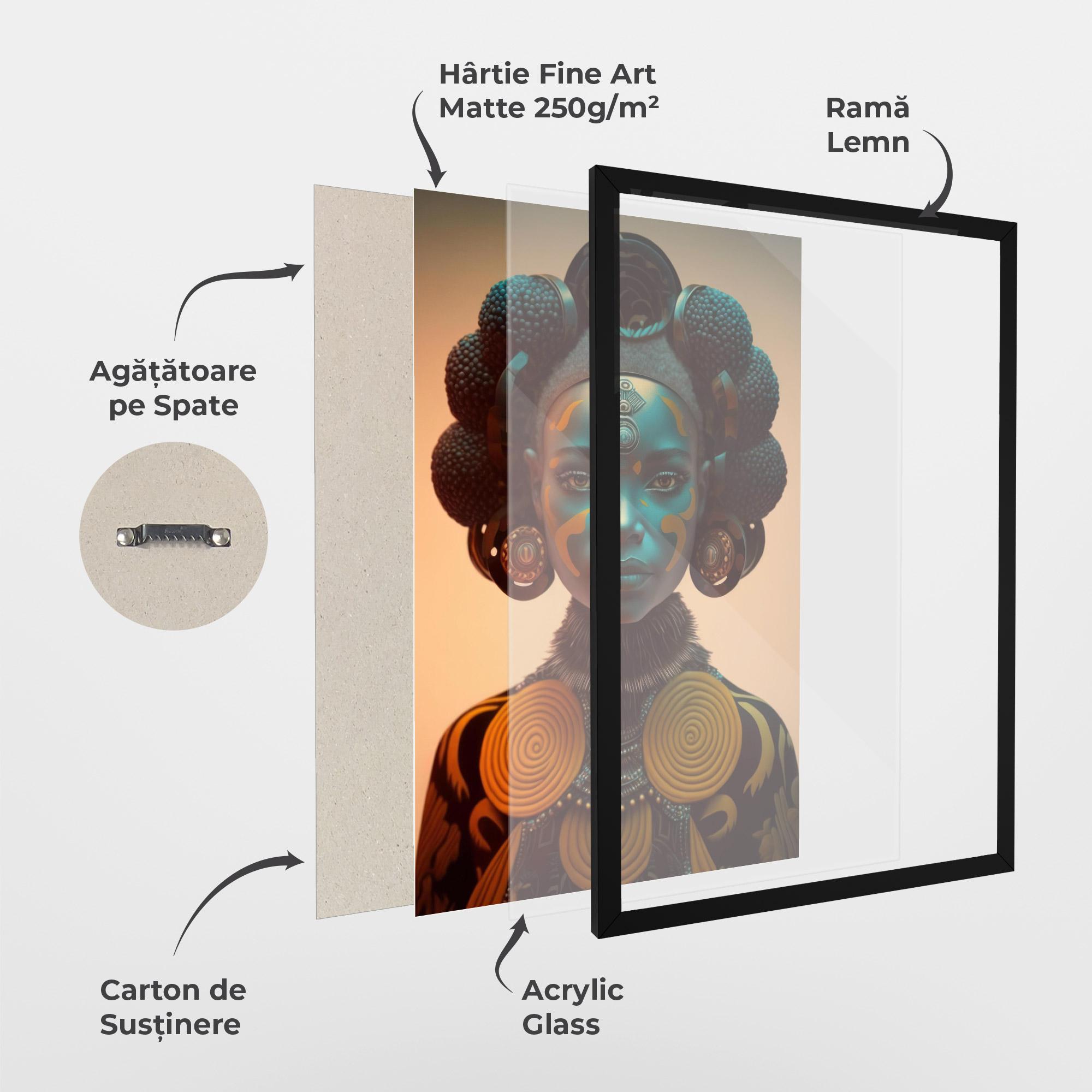 Poster Înrămat Extravagant Clothing mockup 1