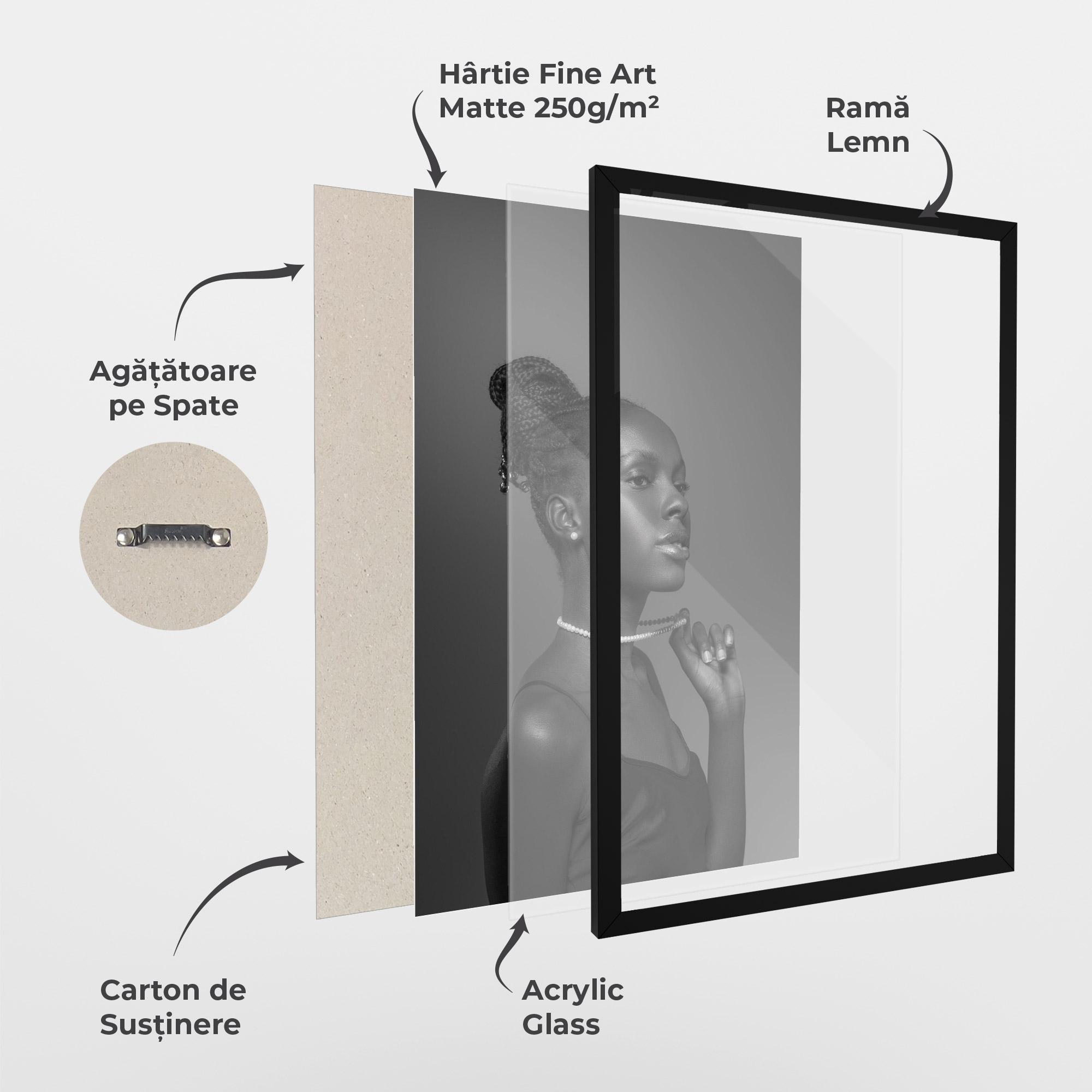 Poster Înrămat Hollywood Glamour Style mockup 1