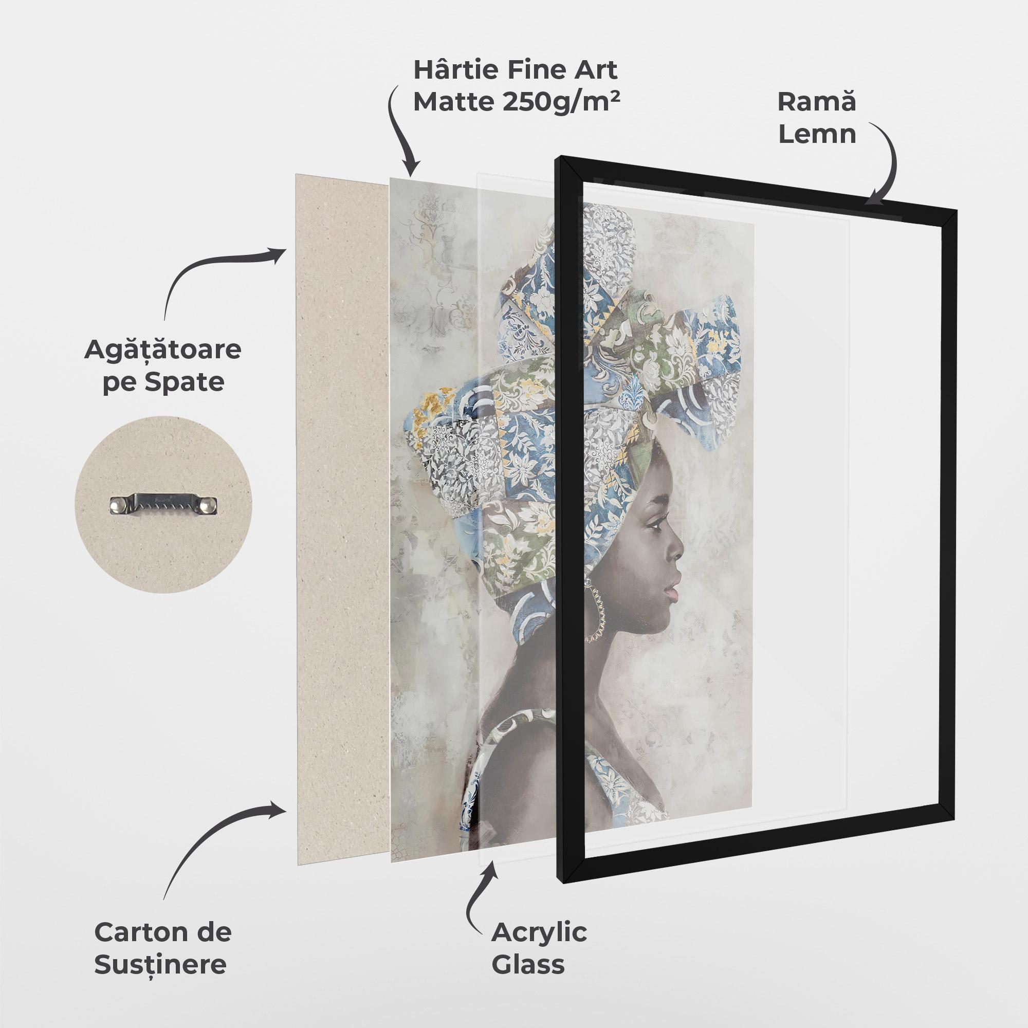 Poster Înrămat Taraji mockup 1