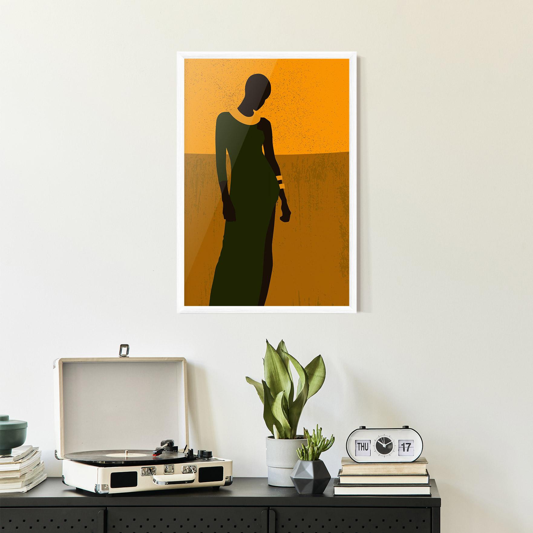 Poster Înrămat African Dress mockup 2