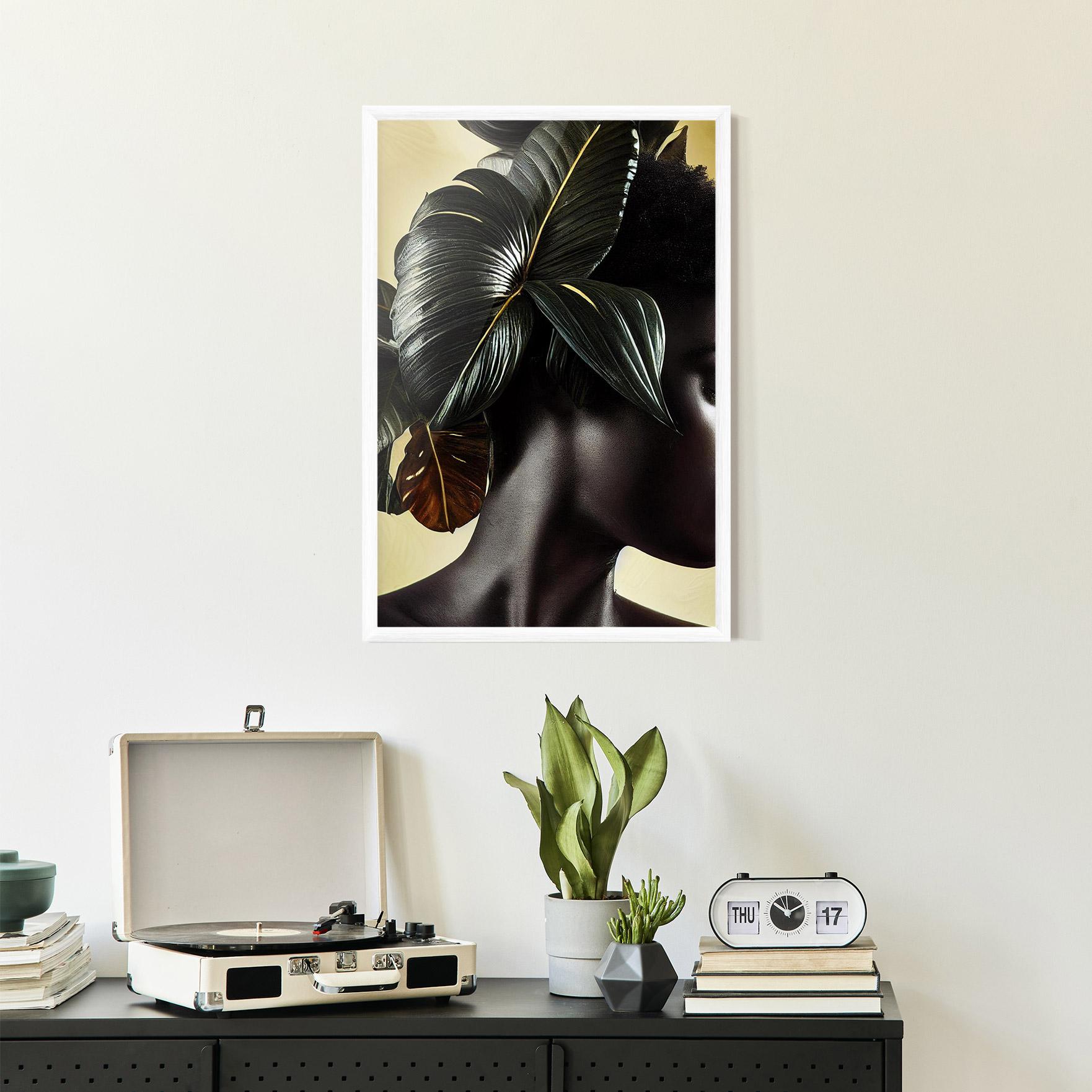 Poster Înrămat Leaf Woman mockup 2