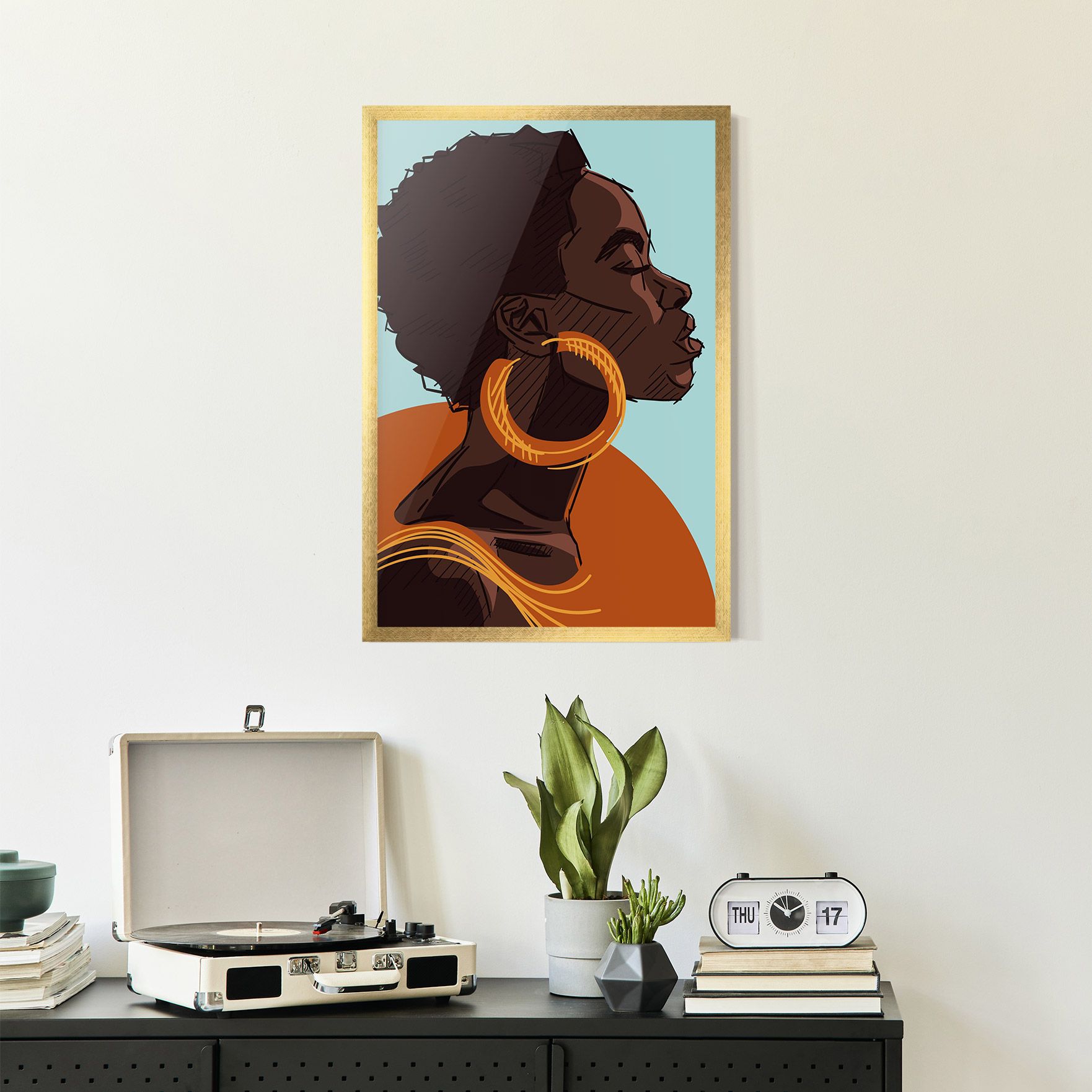 African Short Hair mockup 2