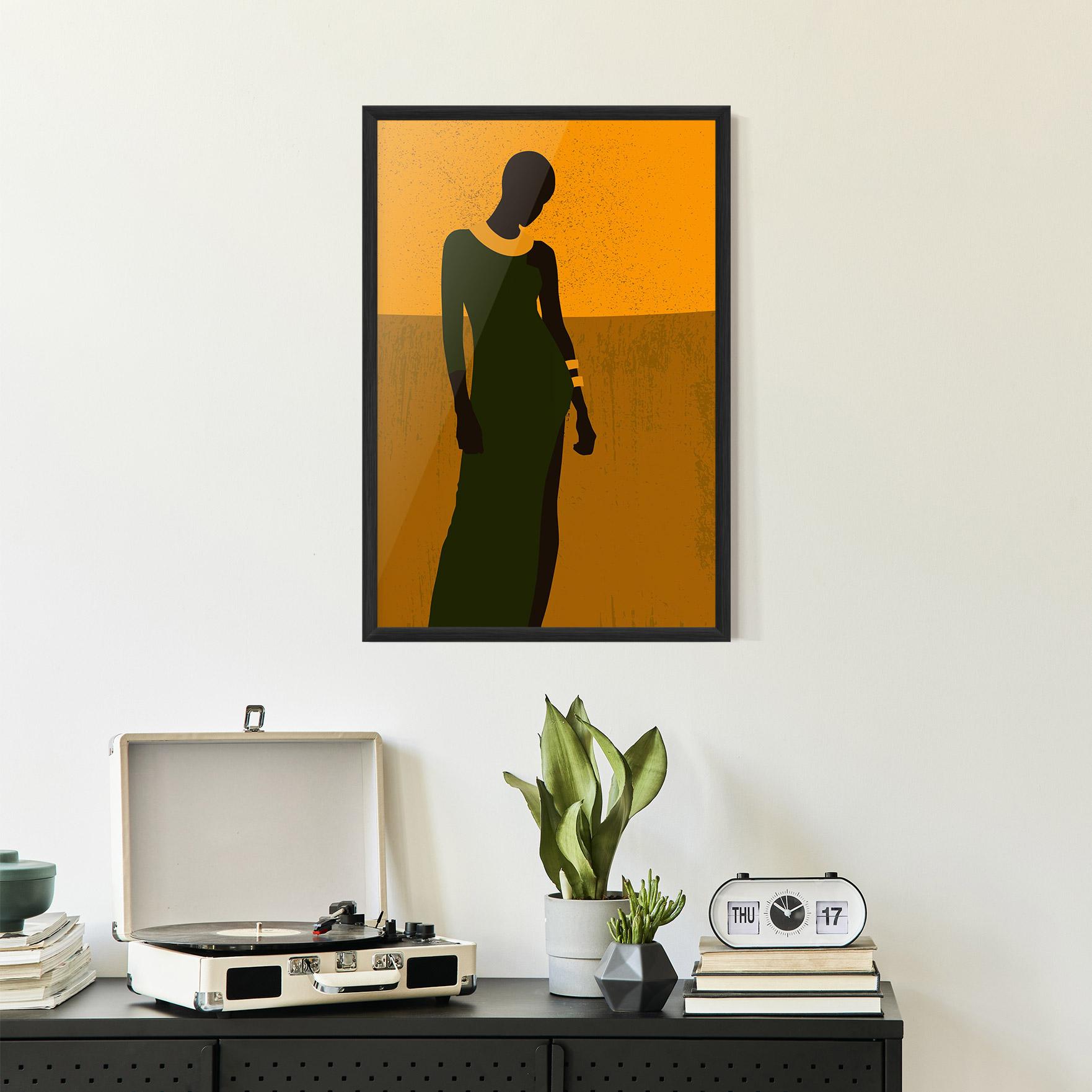 Poster Înrămat African Dress mockup 2