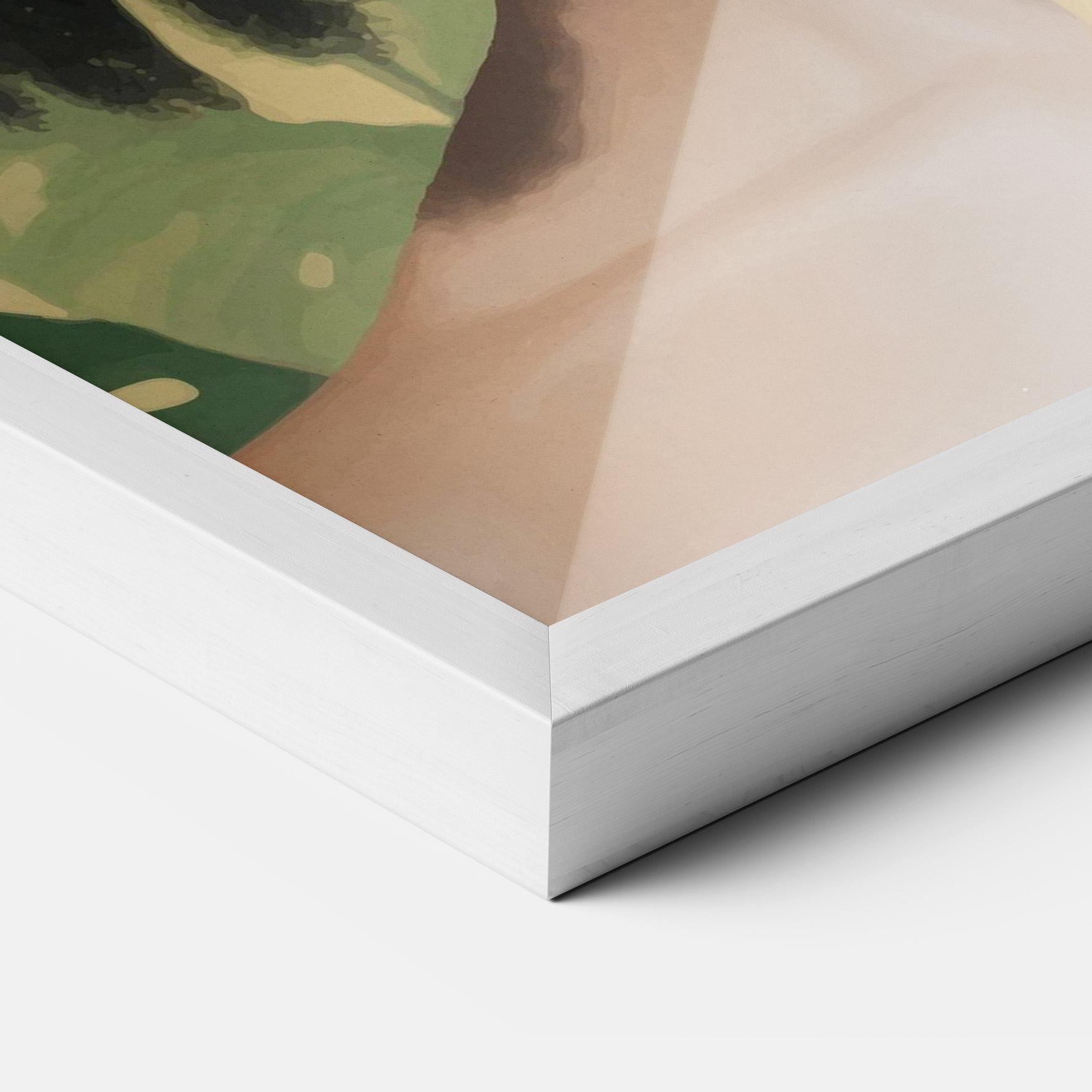 Poster Înrămat Beautiful African Girl mockup 3