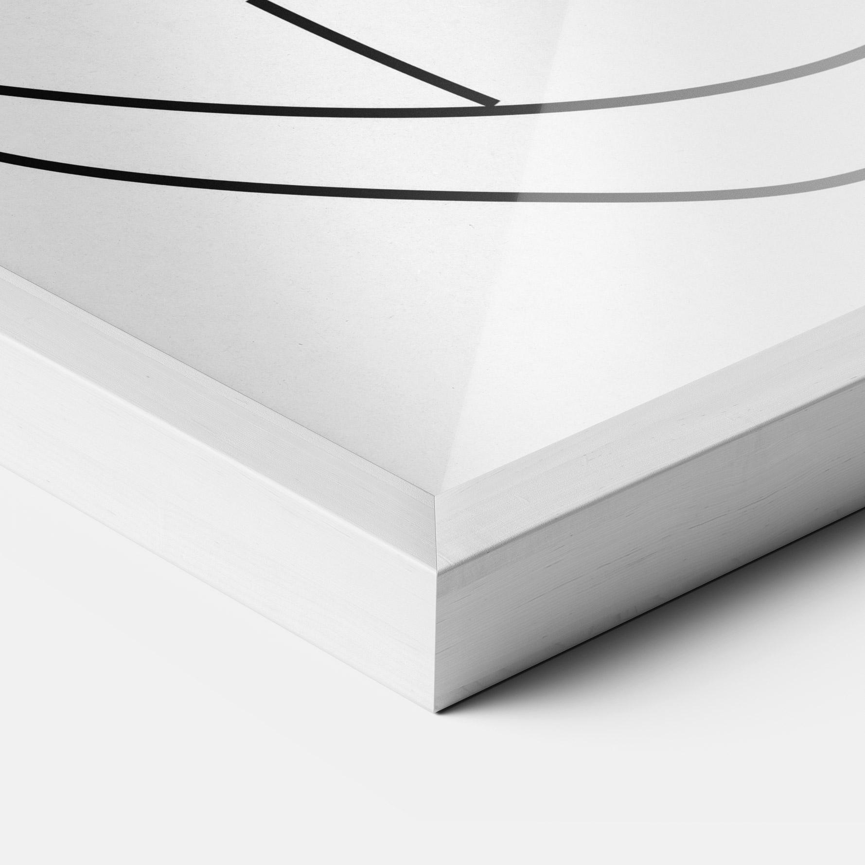 Poster Înrămat Black Line African mockup 3