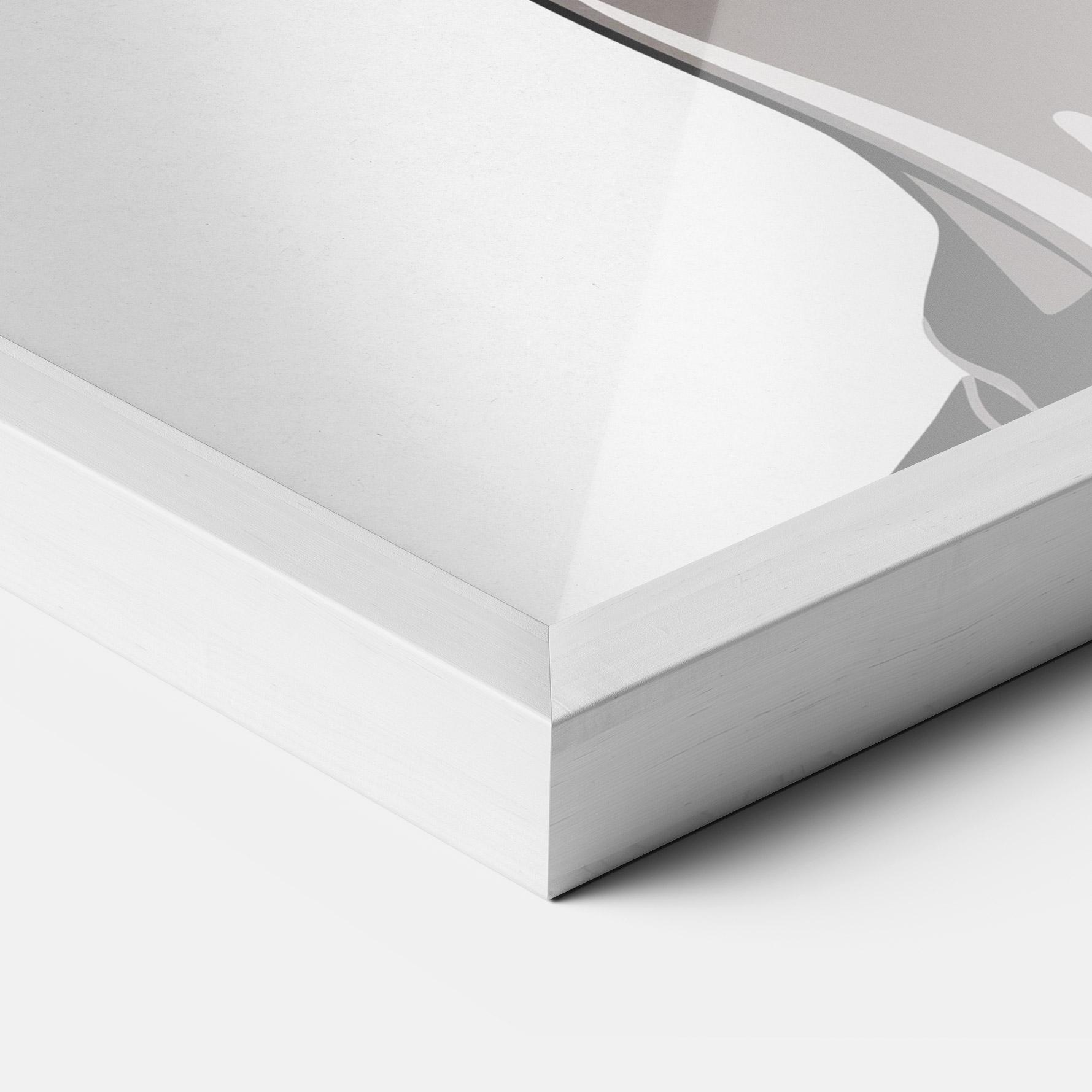 Poster Înrămat Brown Skin Woman mockup 3