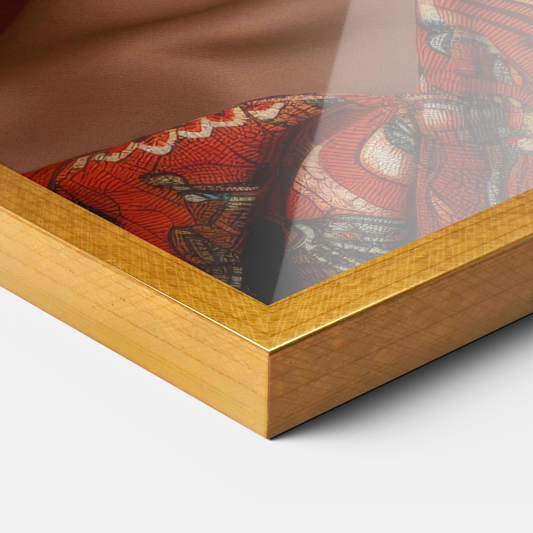 Poster Înrămat African Black Eyeliner mockup 3