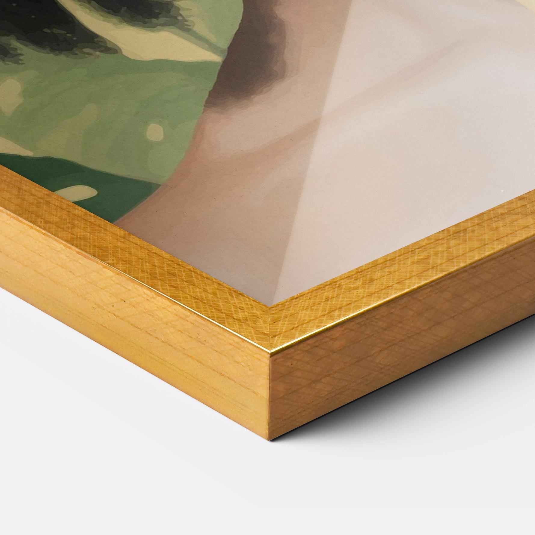 Poster Înrămat Beautiful African Girl mockup 3