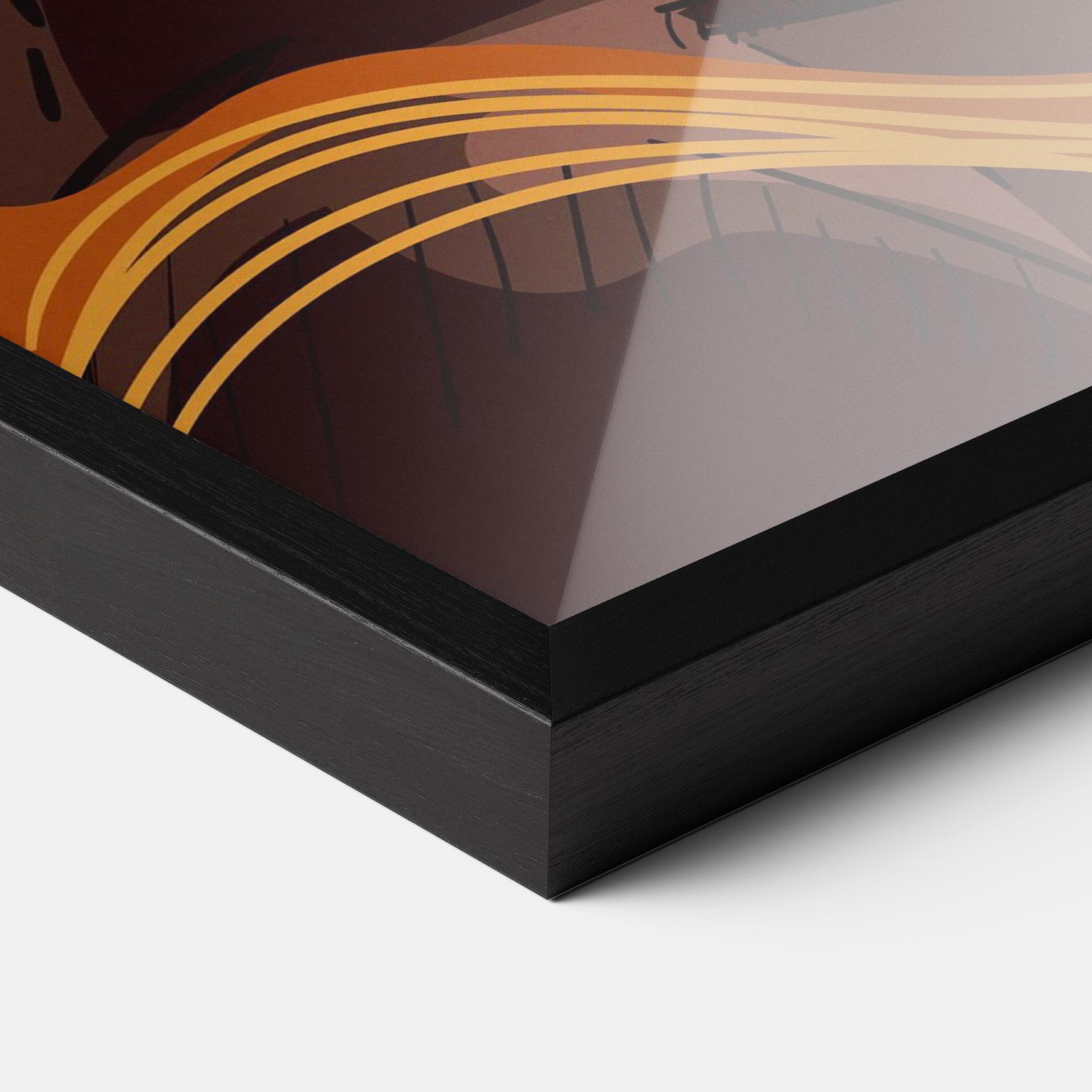 Poster Înrămat African Short Hair mockup 3