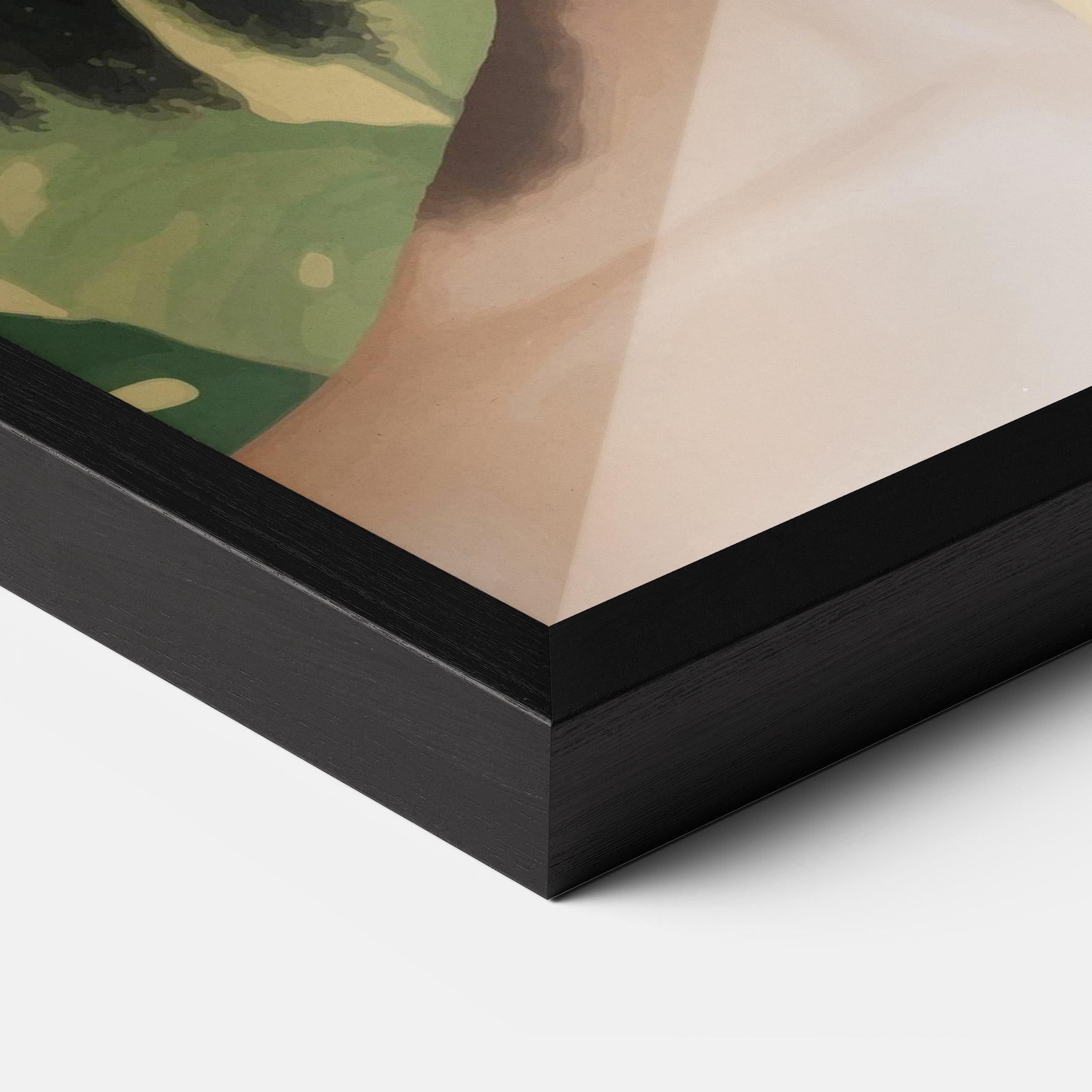 Poster Înrămat Beautiful African Girl mockup 3