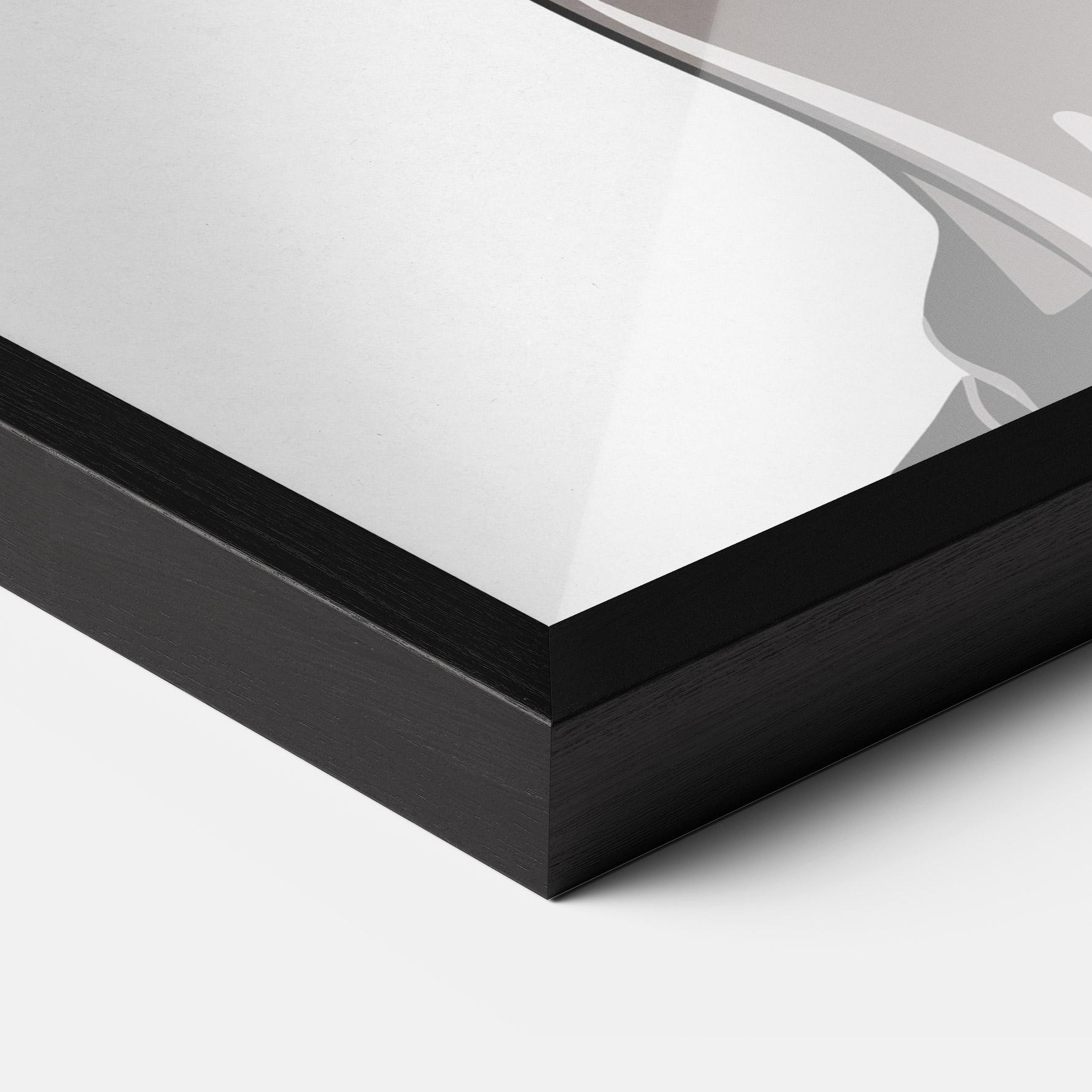 Poster Înrămat Brown Skin Woman mockup 3