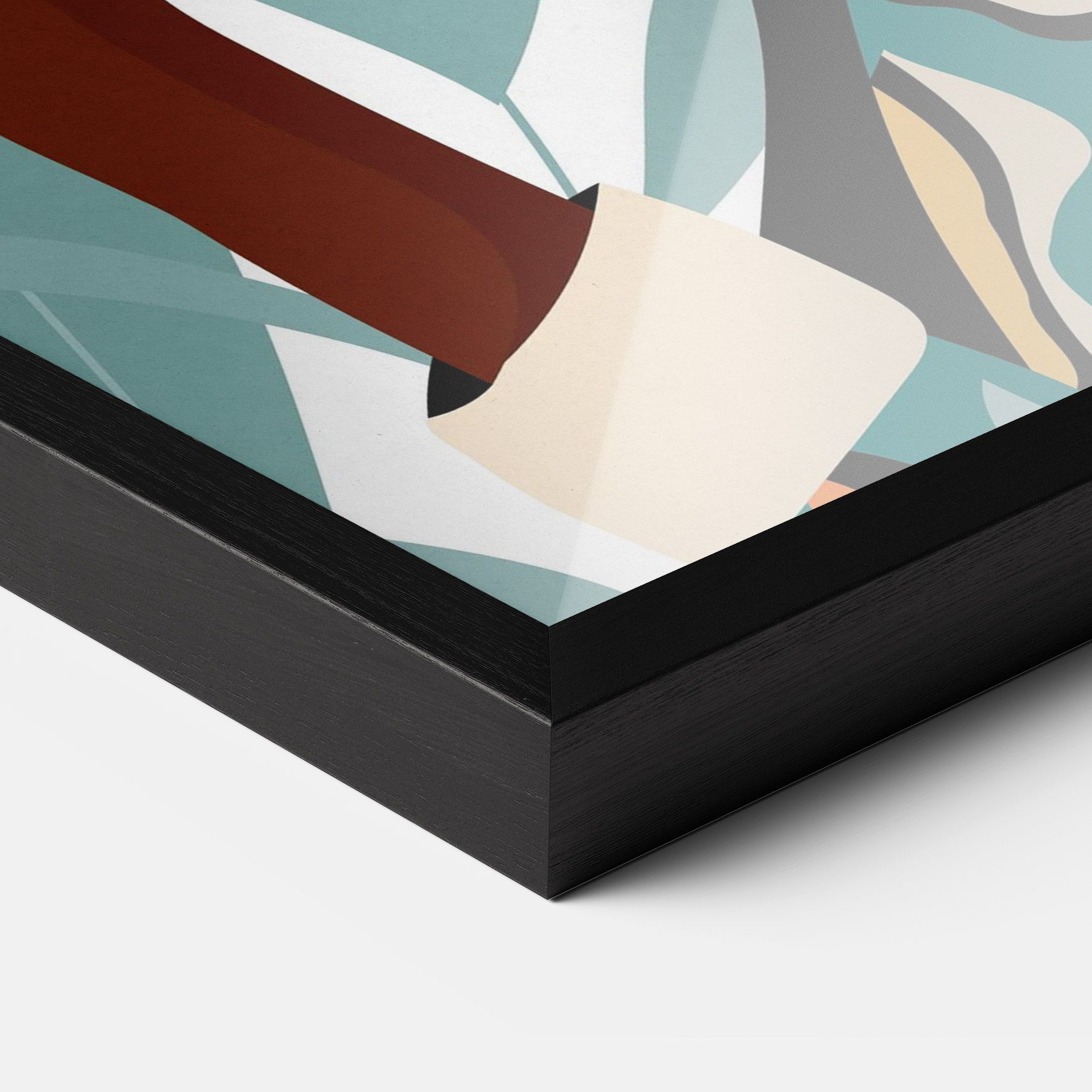 Gold African Earring mockup 3