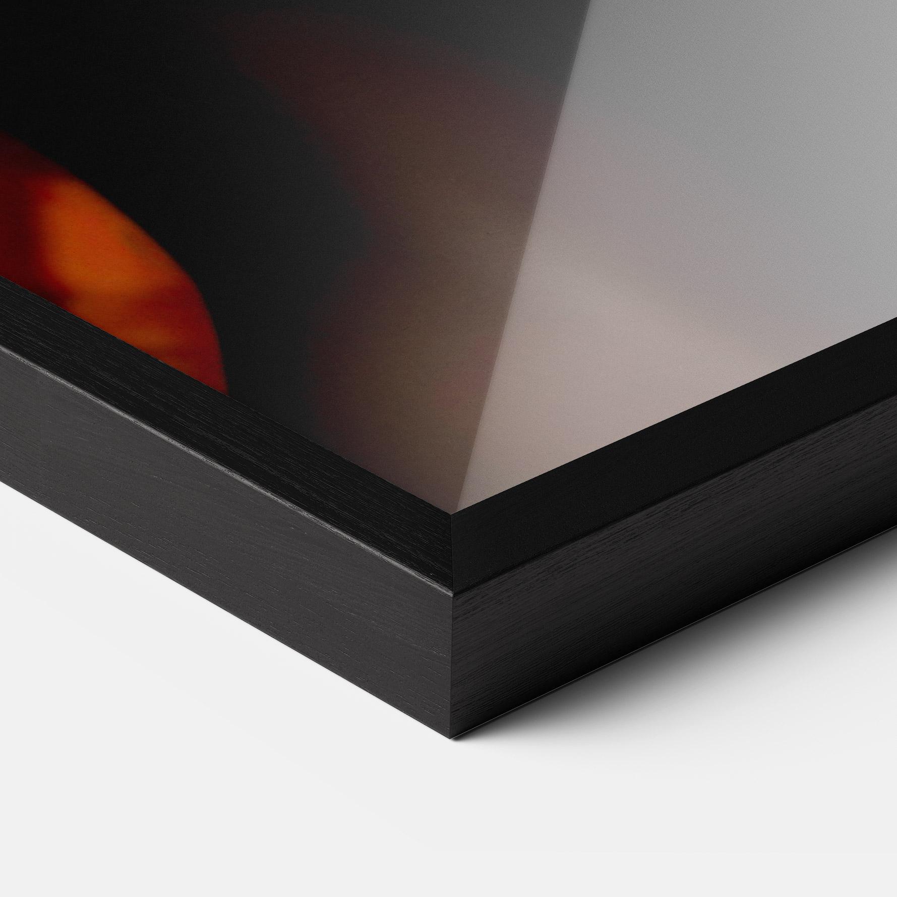 Poster Înrămat Orange Makeup Woman mockup 3