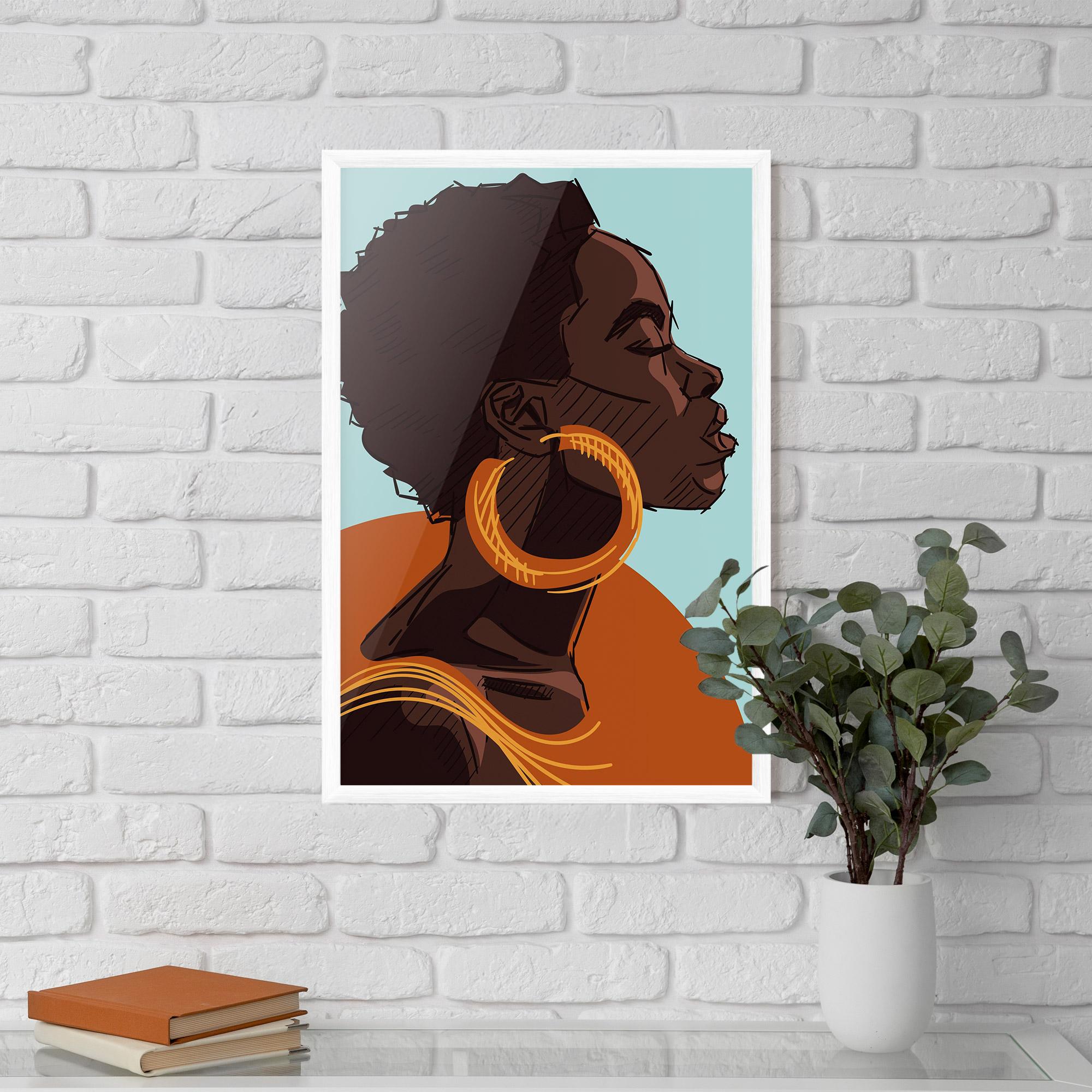 Poster Înrămat African Short Hair mockup 5