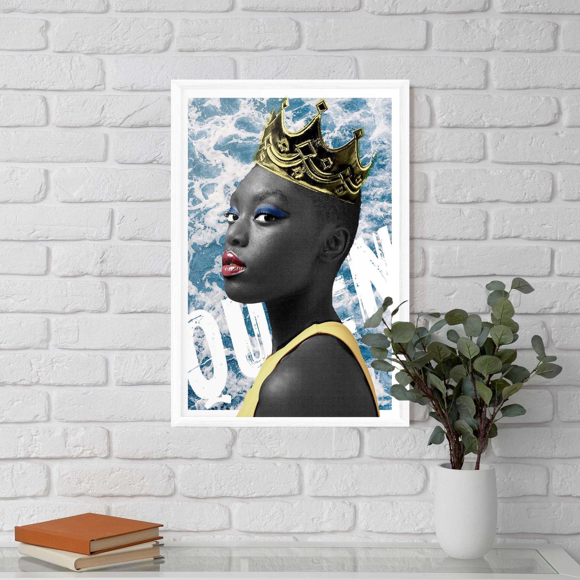 Poster Înrămat American Woman Crown mockup 5
