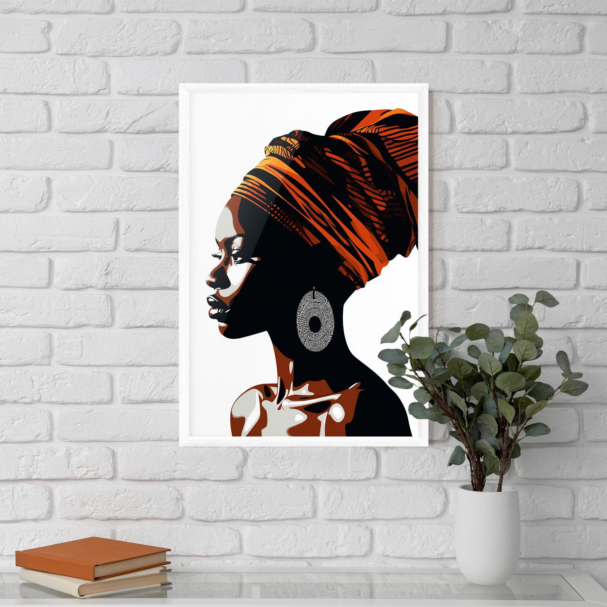 Poster Înrămat Black Pretty Woman mockup 5