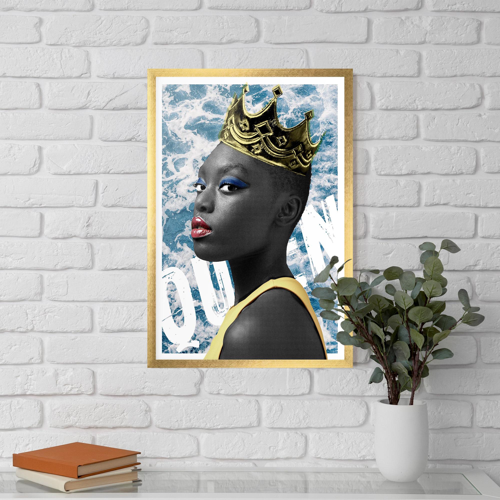 Poster Înrămat American Woman Crown mockup 5