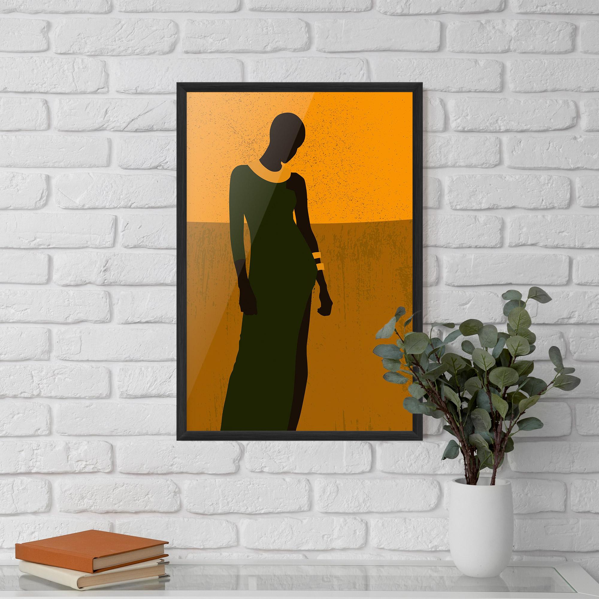 Poster Înrămat African Dress mockup 5