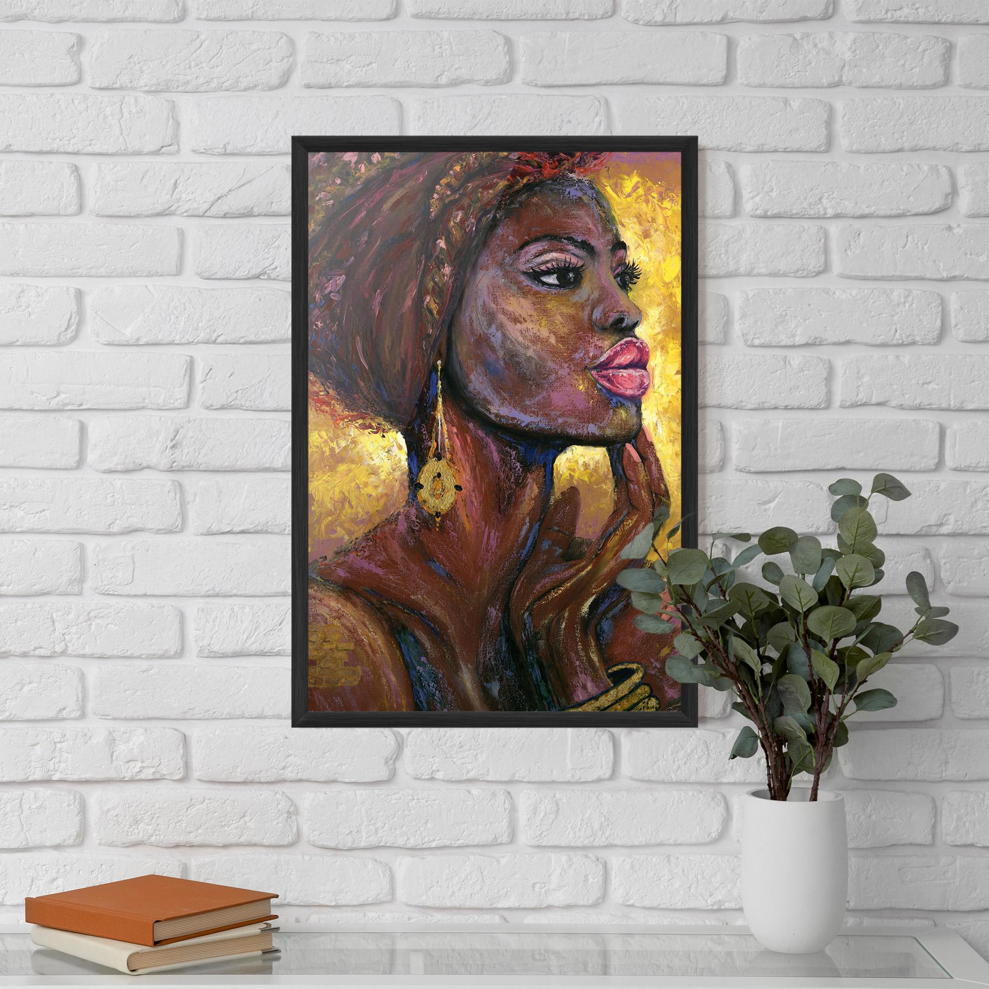 Poster Înrămat African Women mockup 5