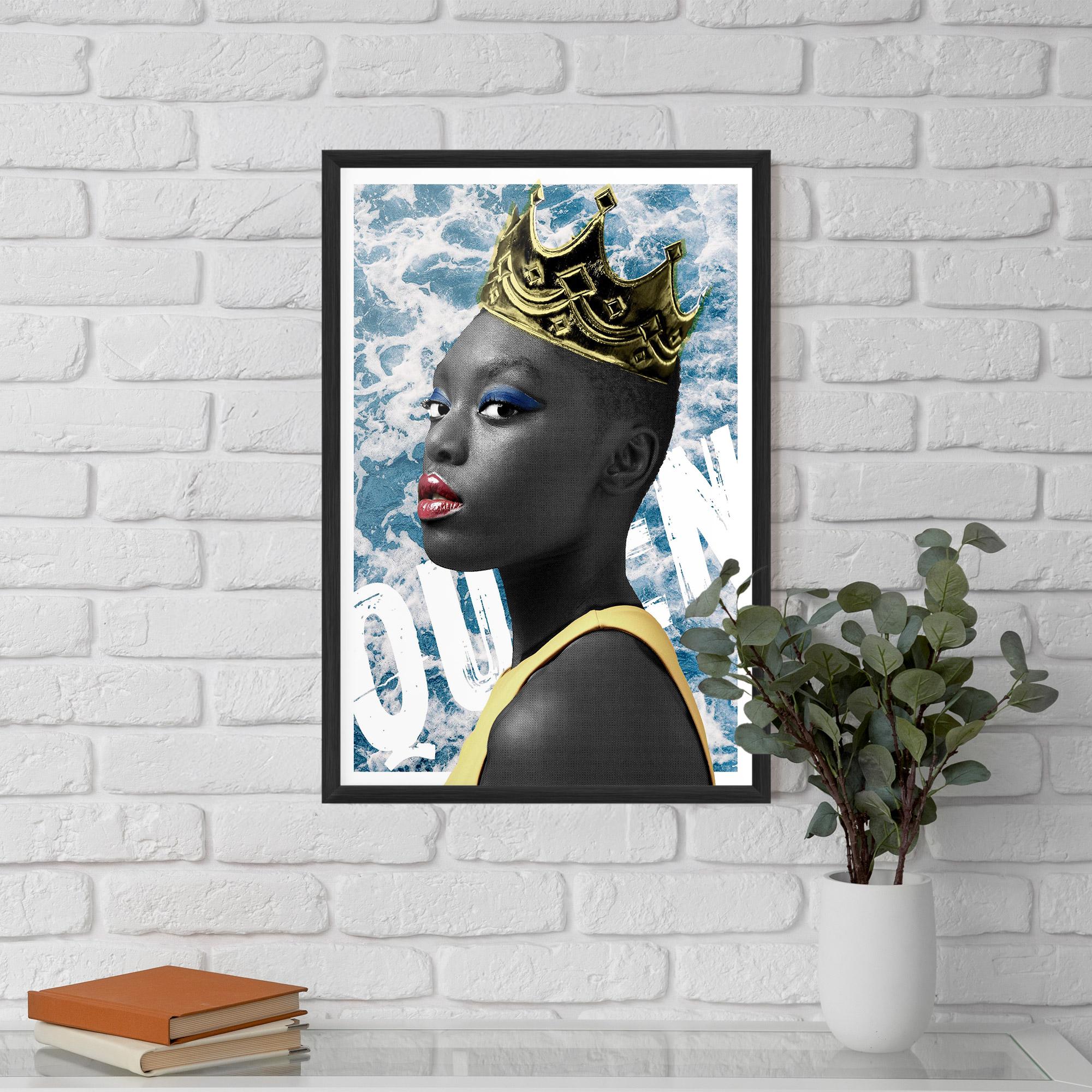 Poster Înrămat American Woman Crown mockup 5