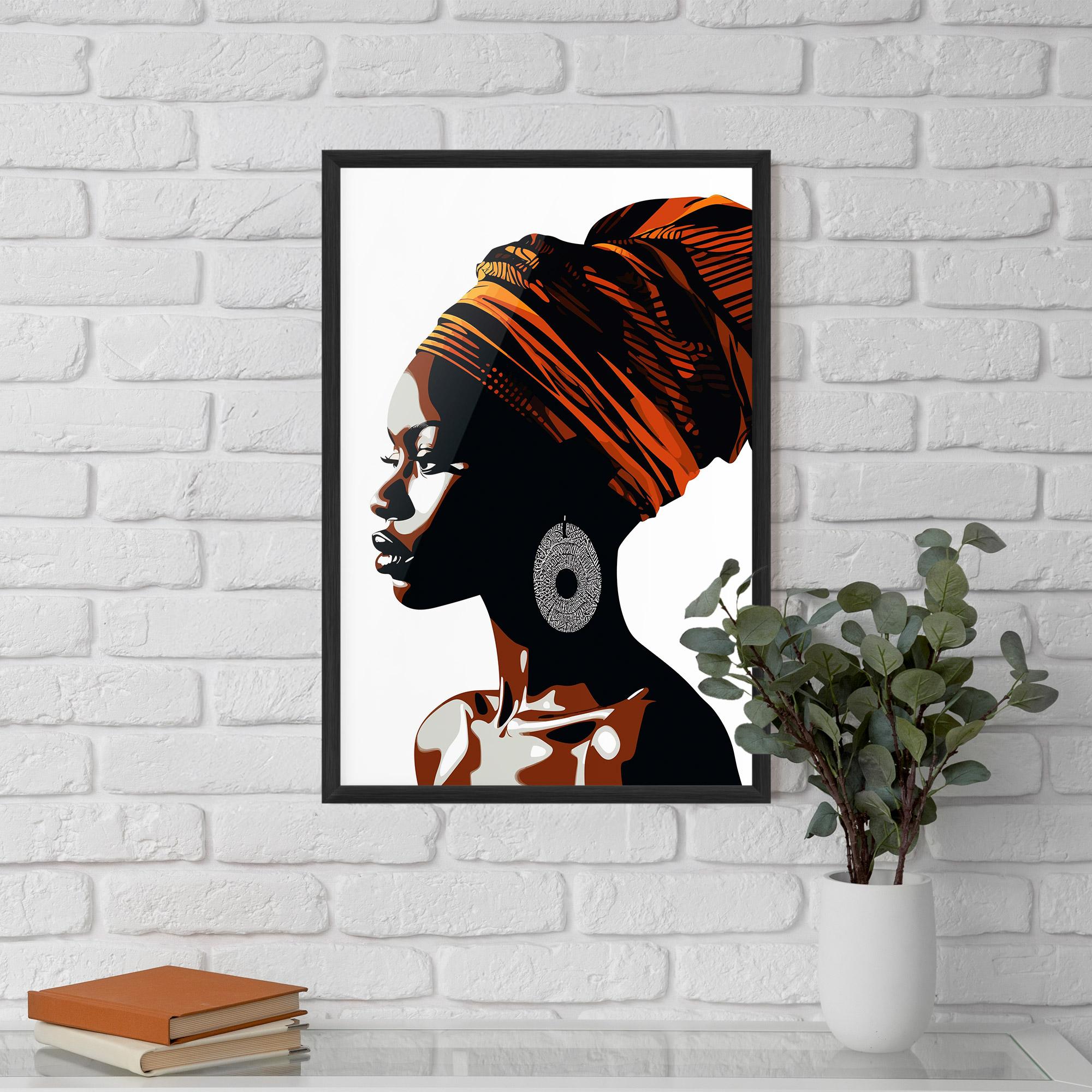 Poster Înrămat Black Pretty Woman mockup 5