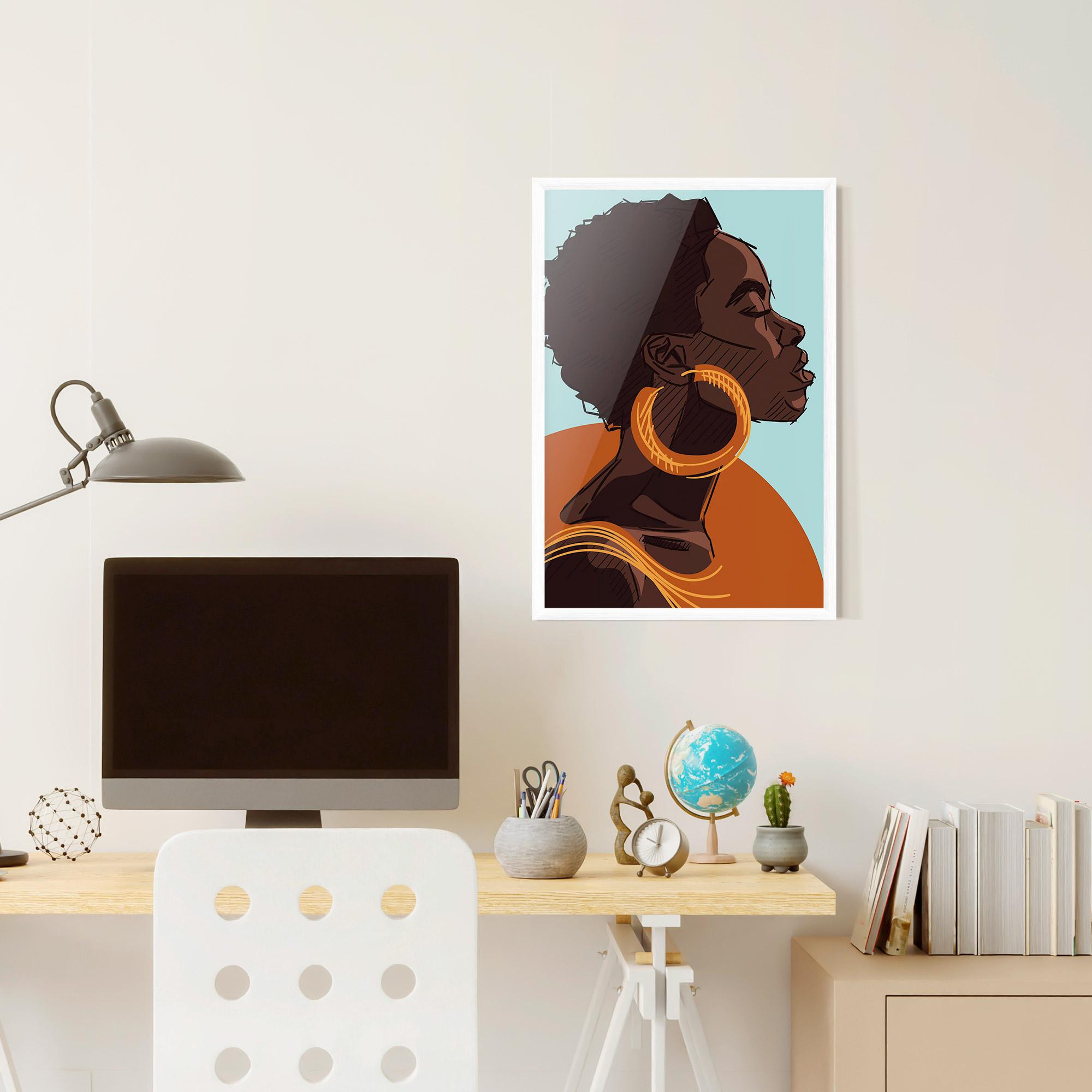 Poster Înrămat African Short Hair mockup 6