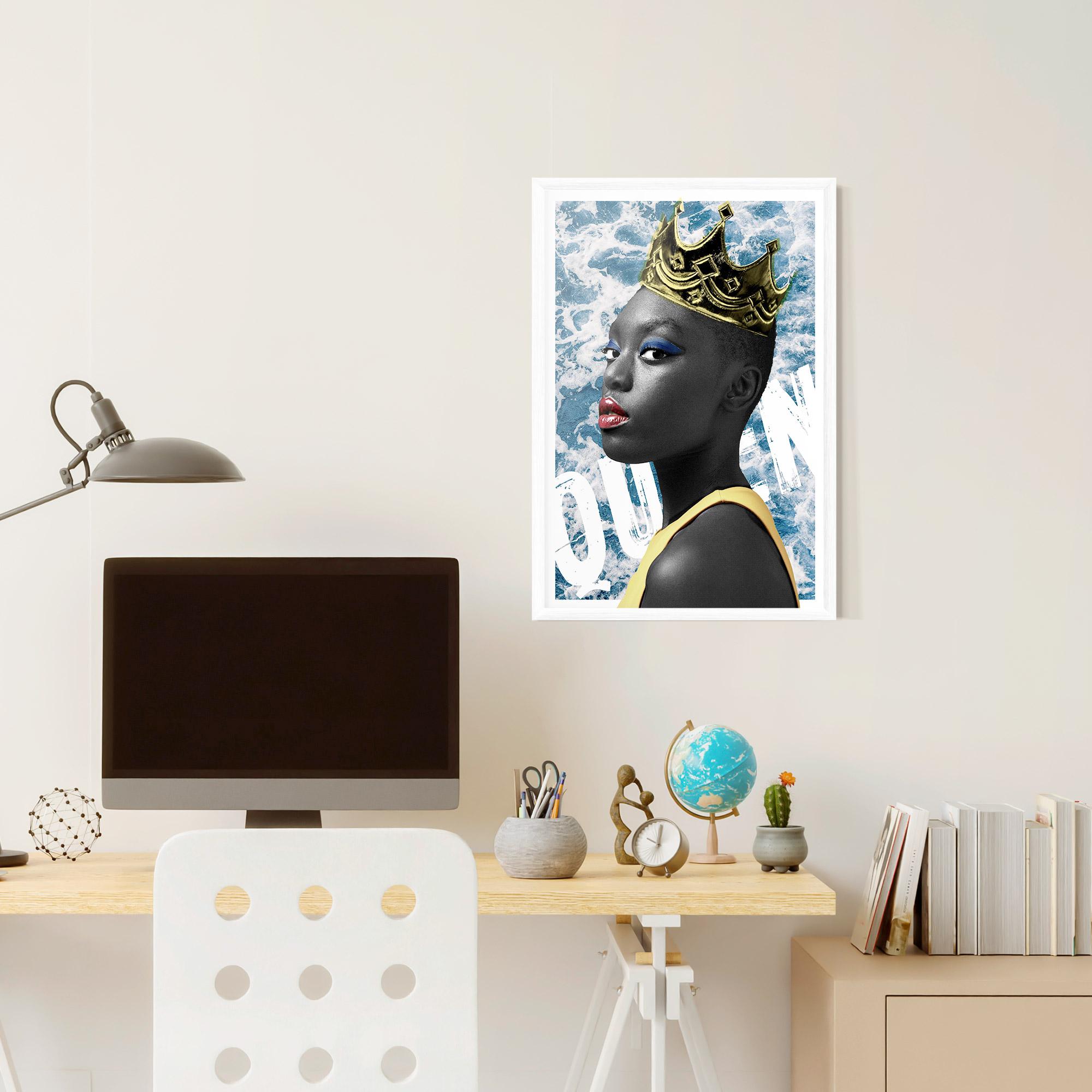 Poster Înrămat American Woman Crown mockup 6