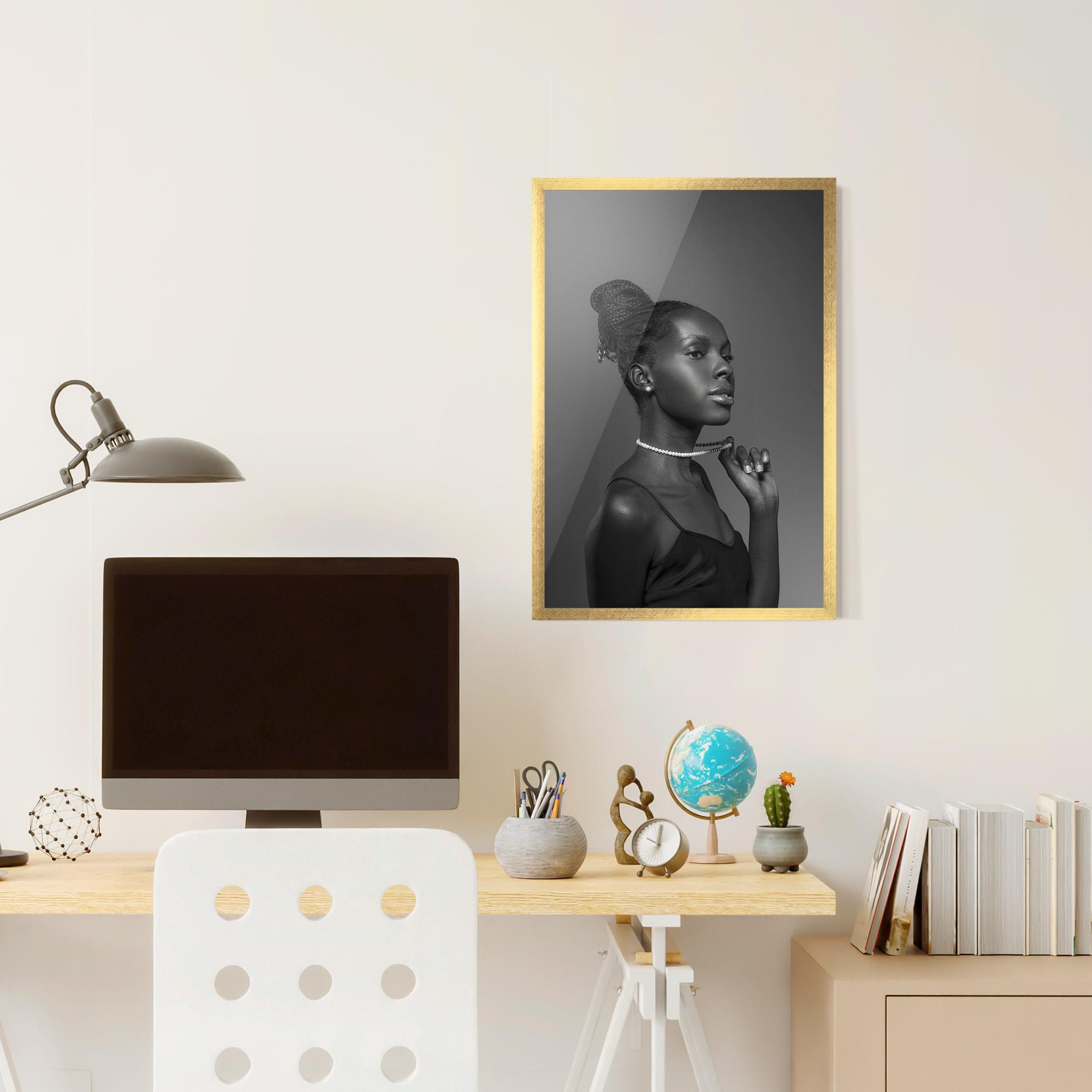 Poster Înrămat Hollywood Glamour Style mockup 6