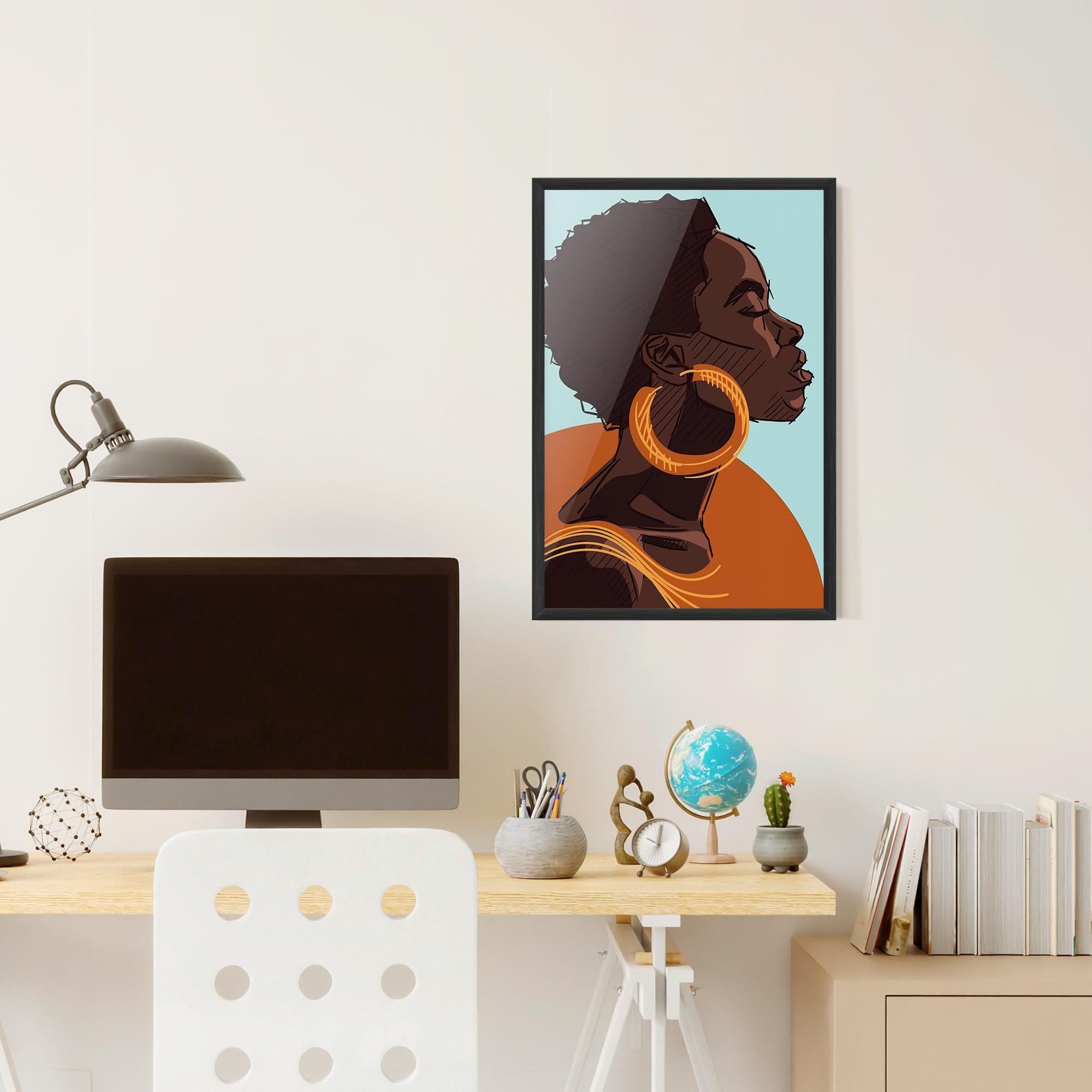 Poster Înrămat African Short Hair mockup 6