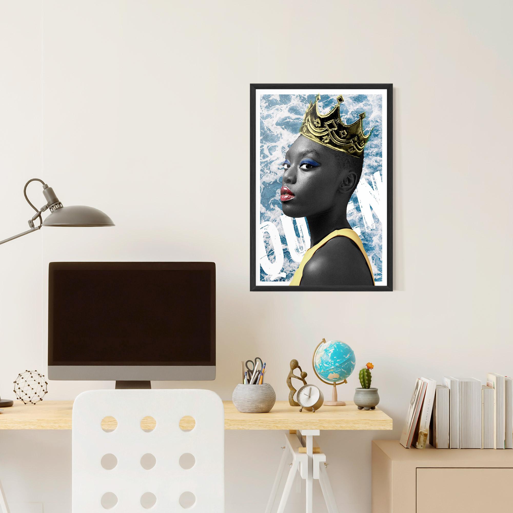 Poster Înrămat American Woman Crown mockup 6