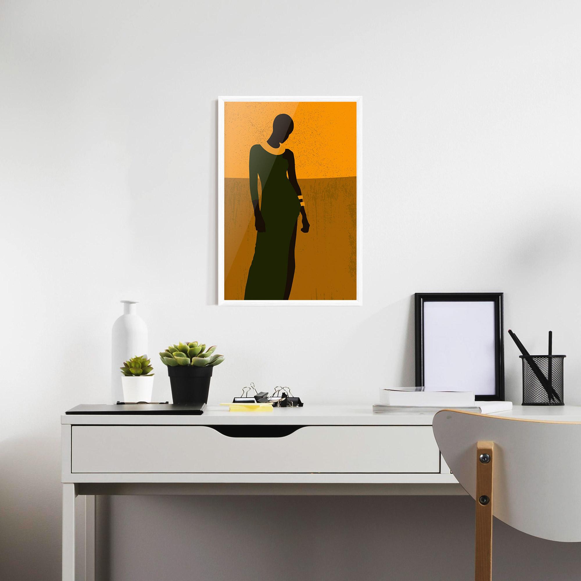 Poster Înrămat African Dress mockup 7