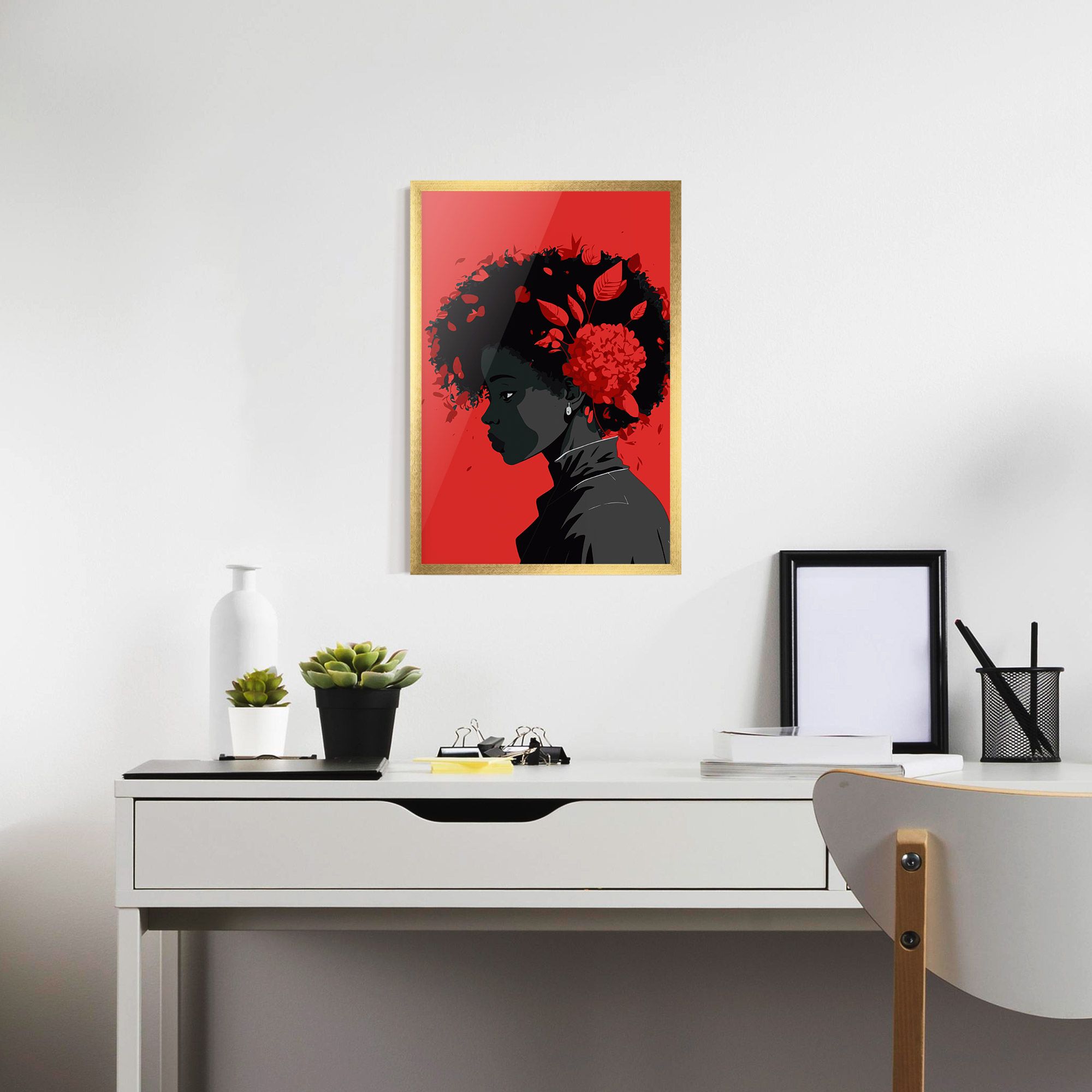 African Red Flower mockup 7