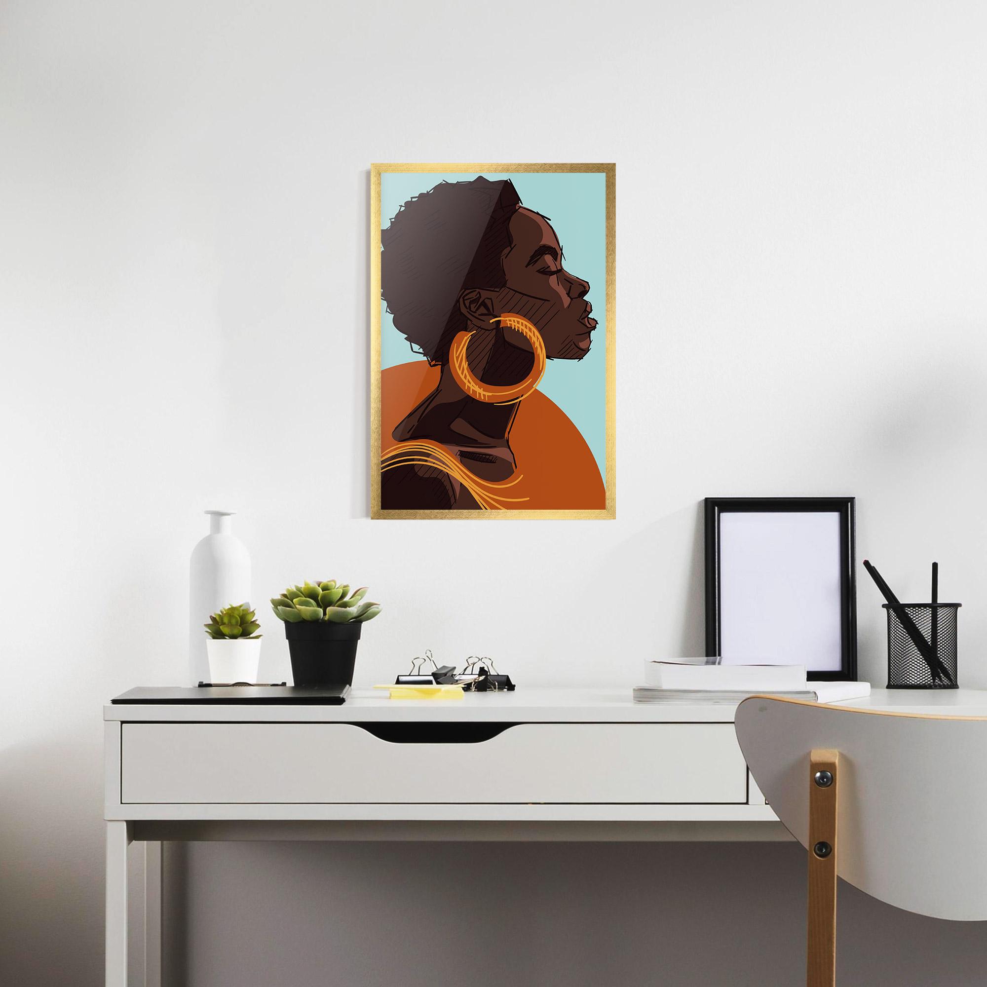 Poster Înrămat African Short Hair mockup 7