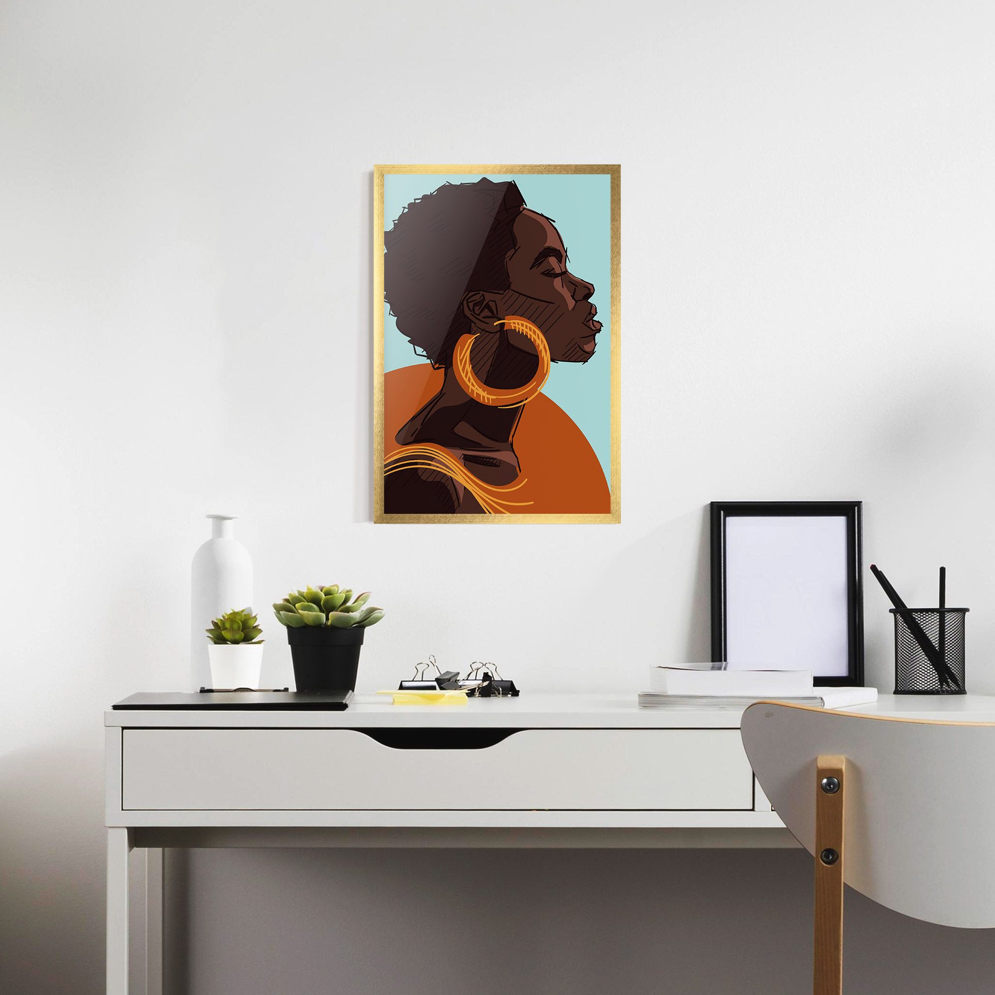 African Short Hair mockup 7