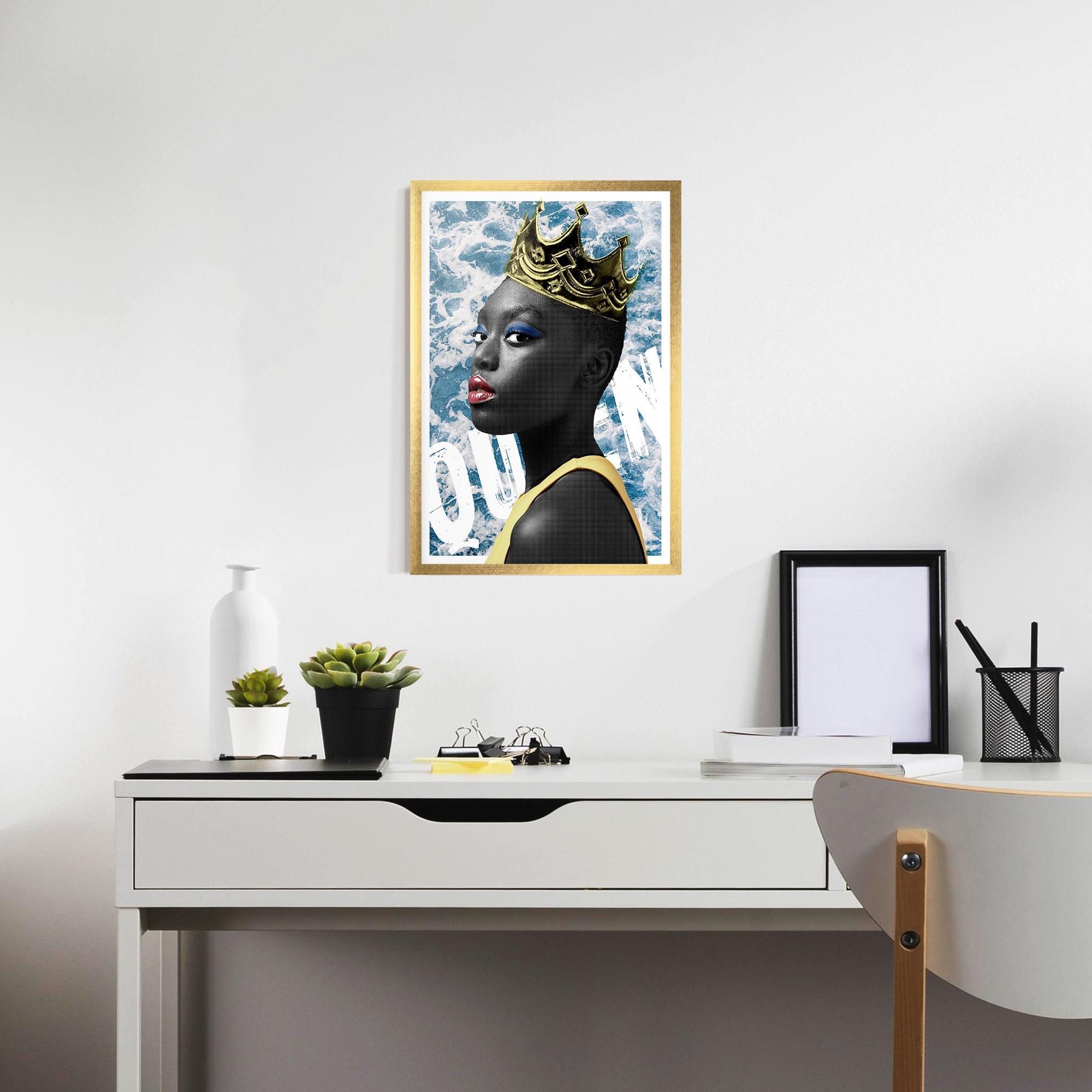 Poster Înrămat American Woman Crown mockup 7