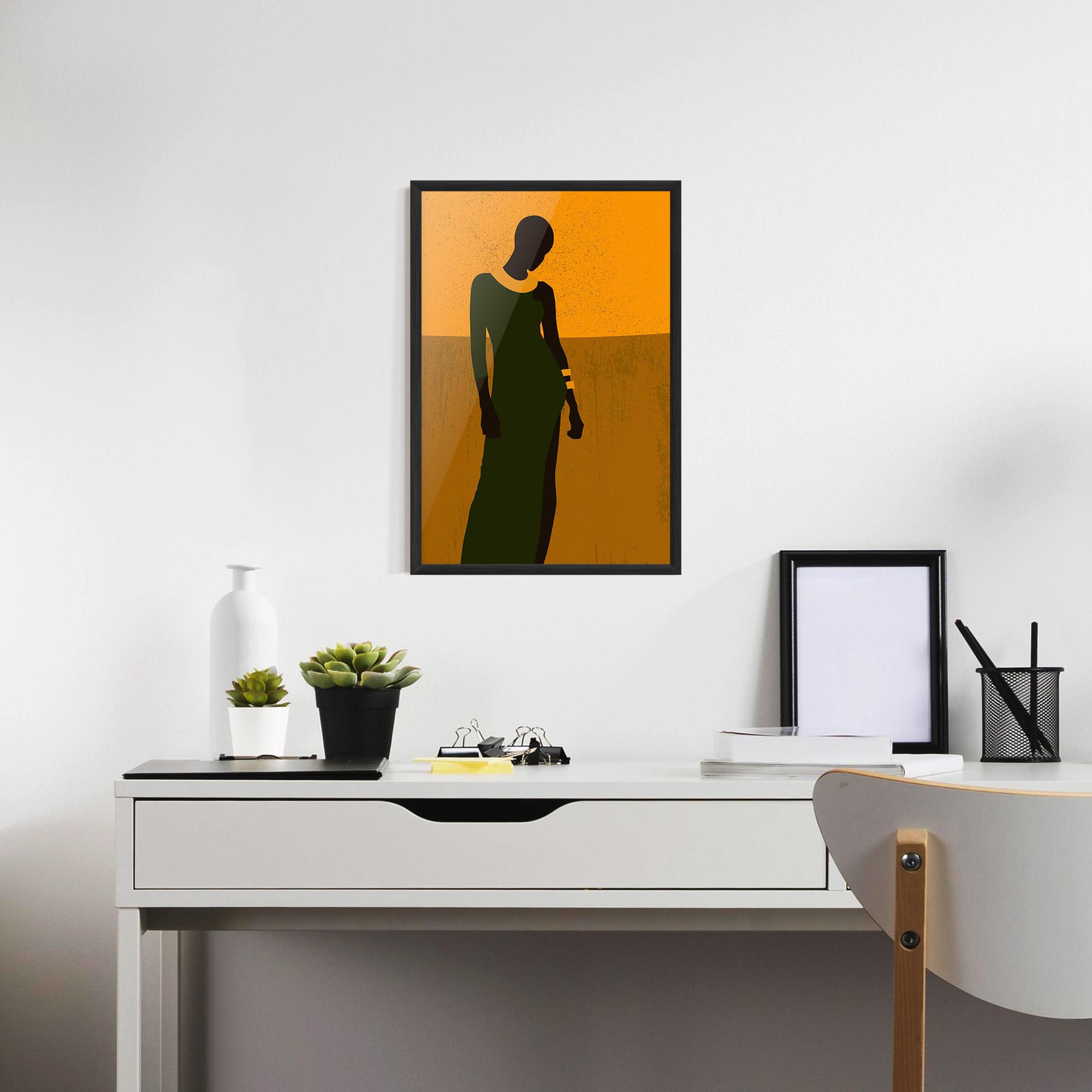 Poster Înrămat African Dress mockup 7