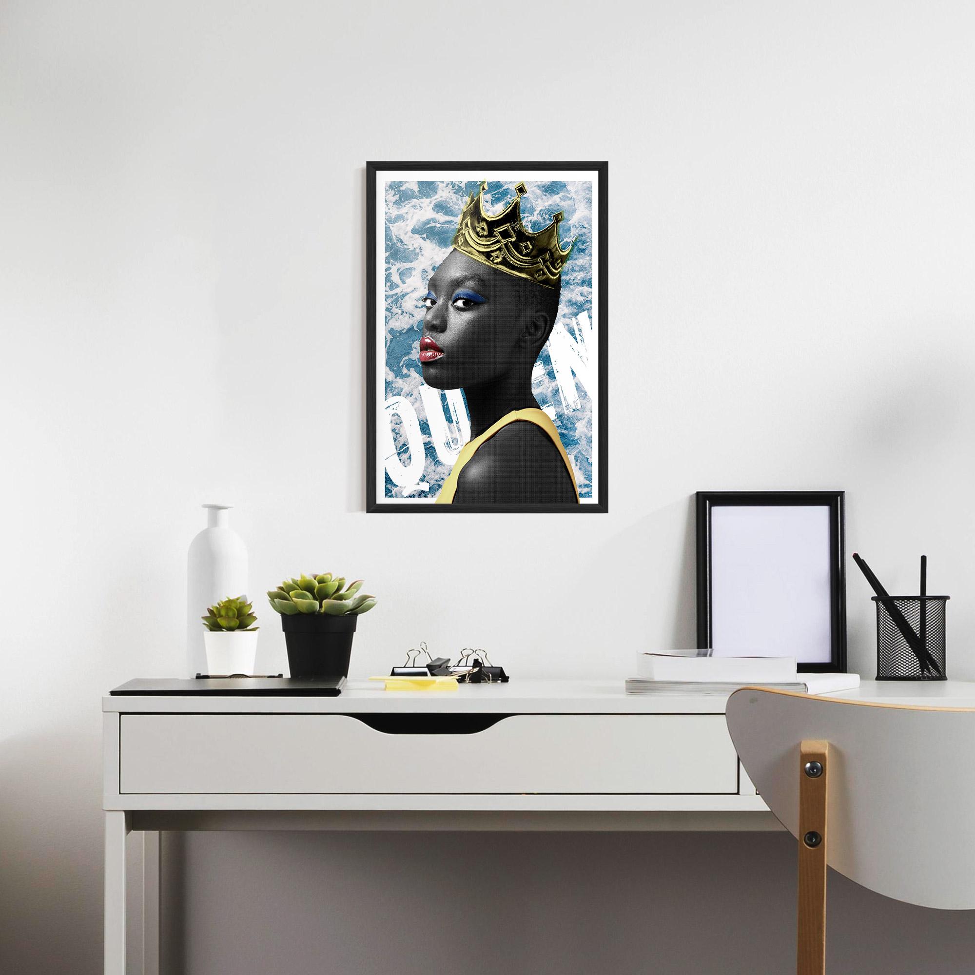 Poster Înrămat American Woman Crown mockup 7