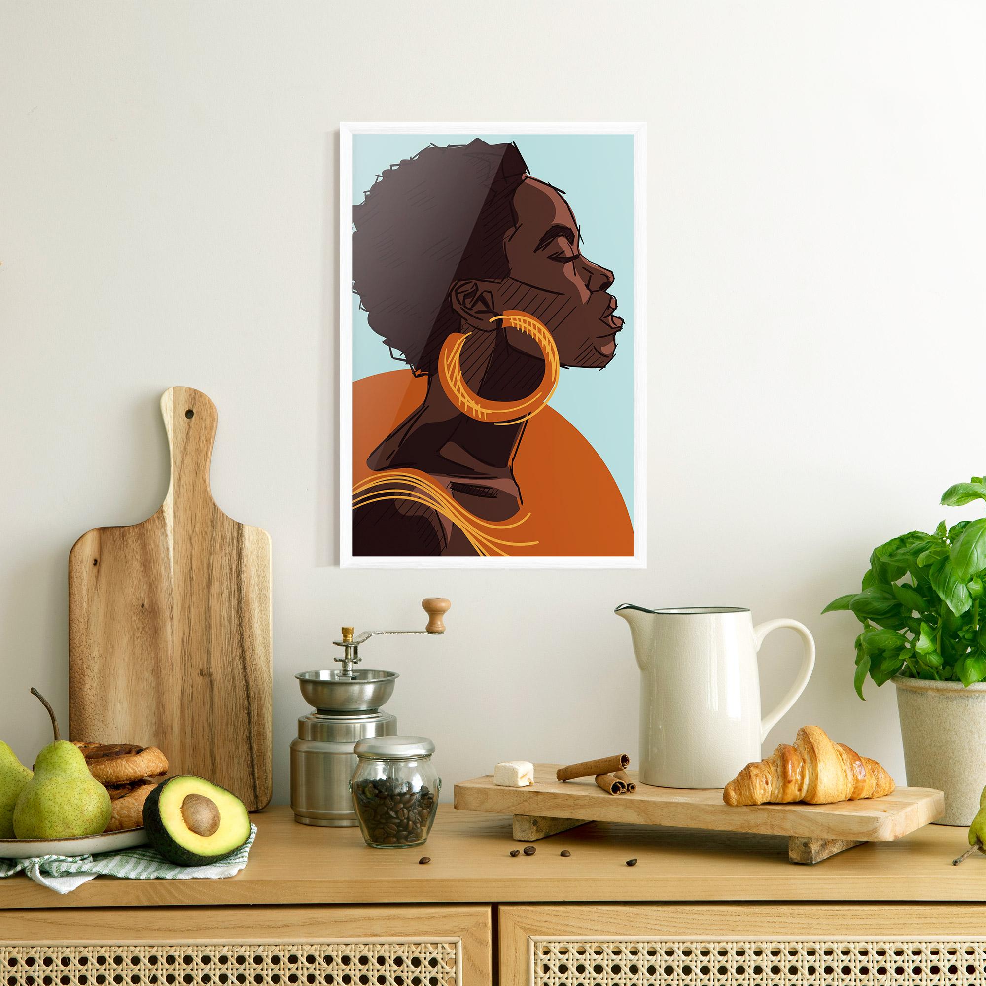 Poster Înrămat African Short Hair mockup 8
