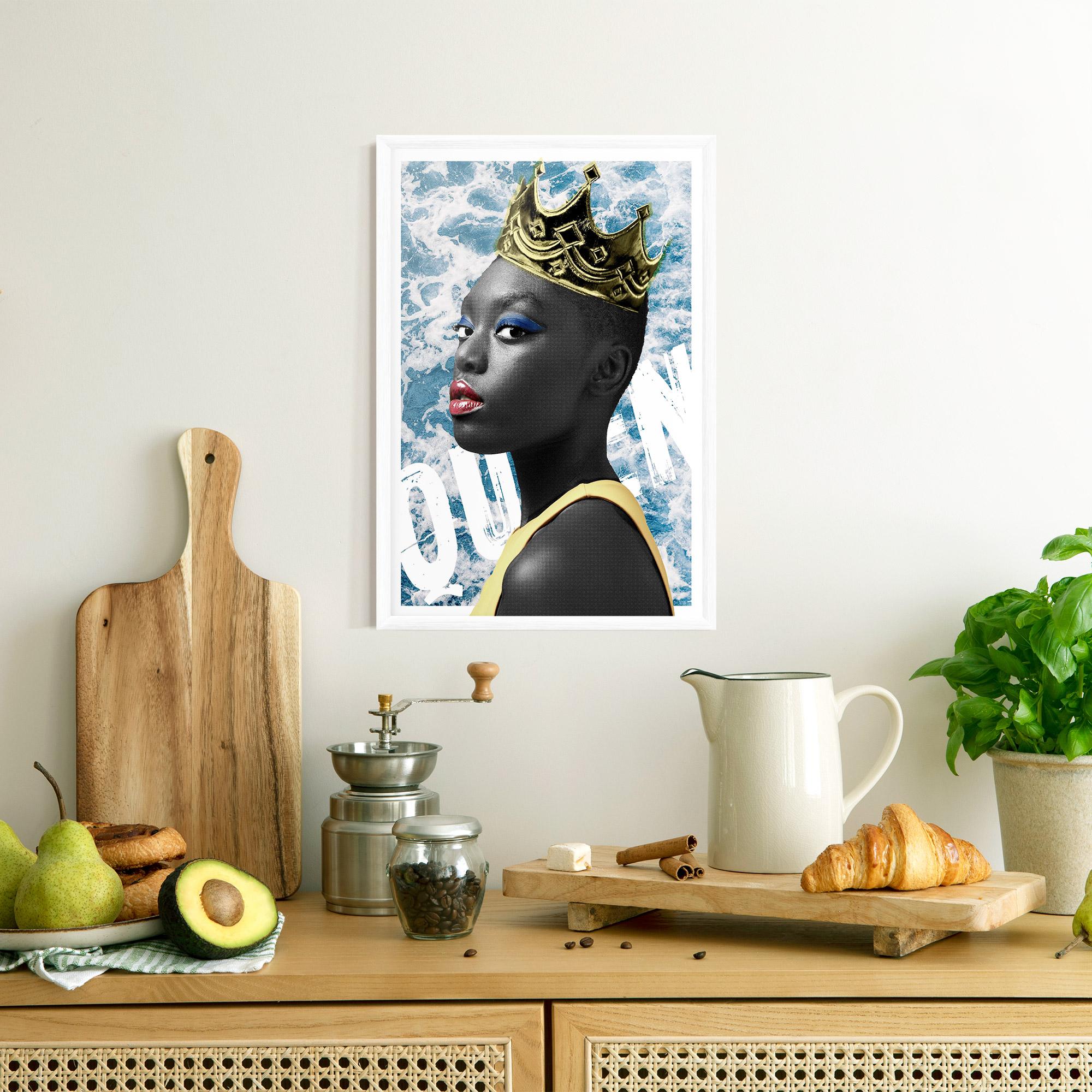 Poster Înrămat American Woman Crown mockup 8