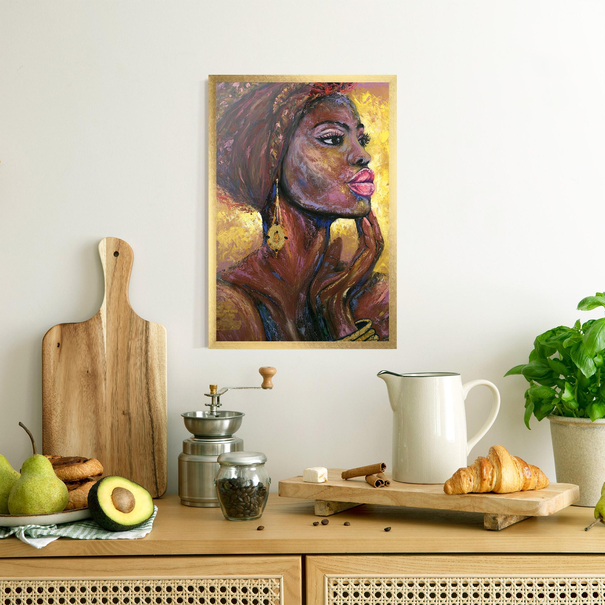 Poster Înrămat African Women mockup 8